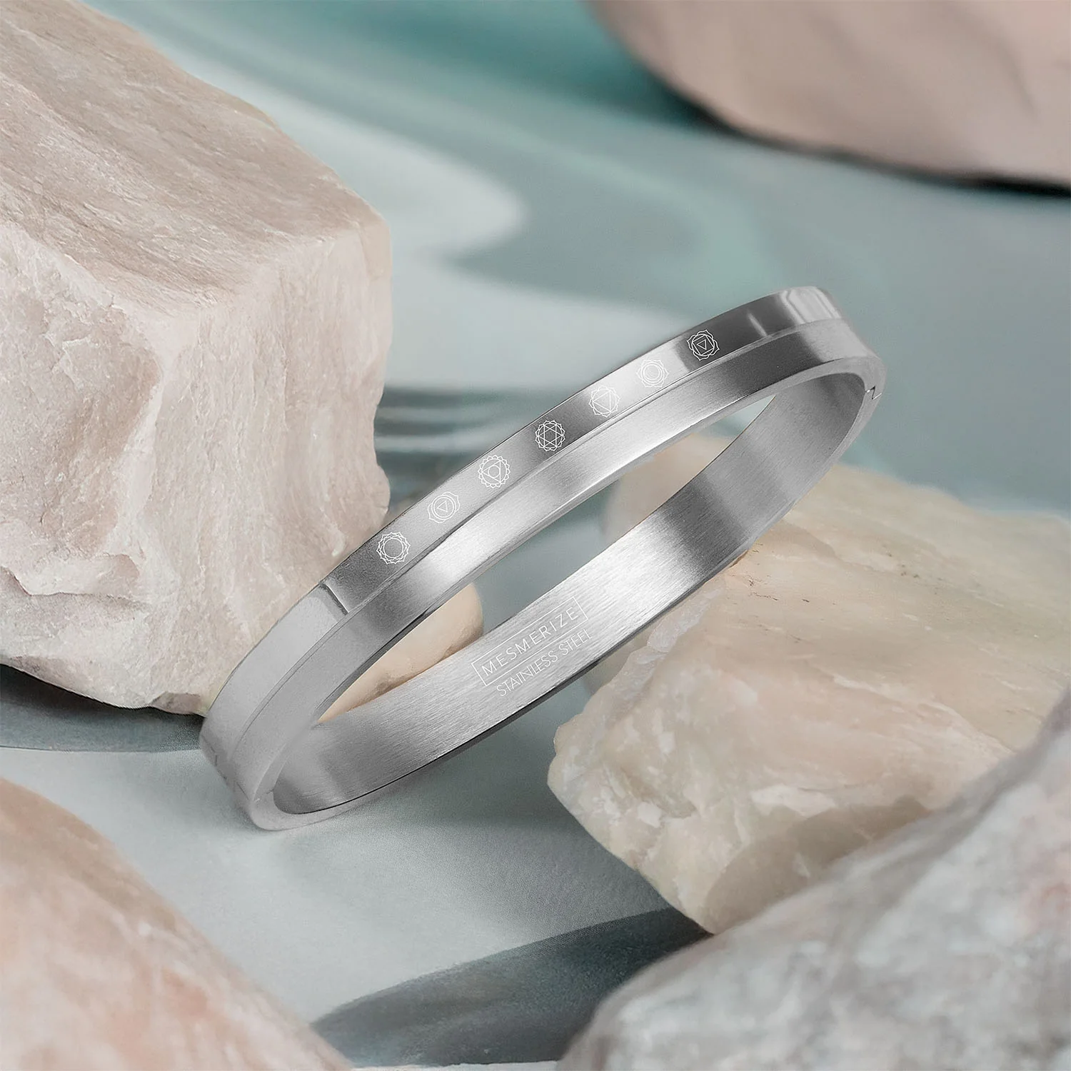 Balance 7 Chakra Oval Kada Bracelet - Image 14