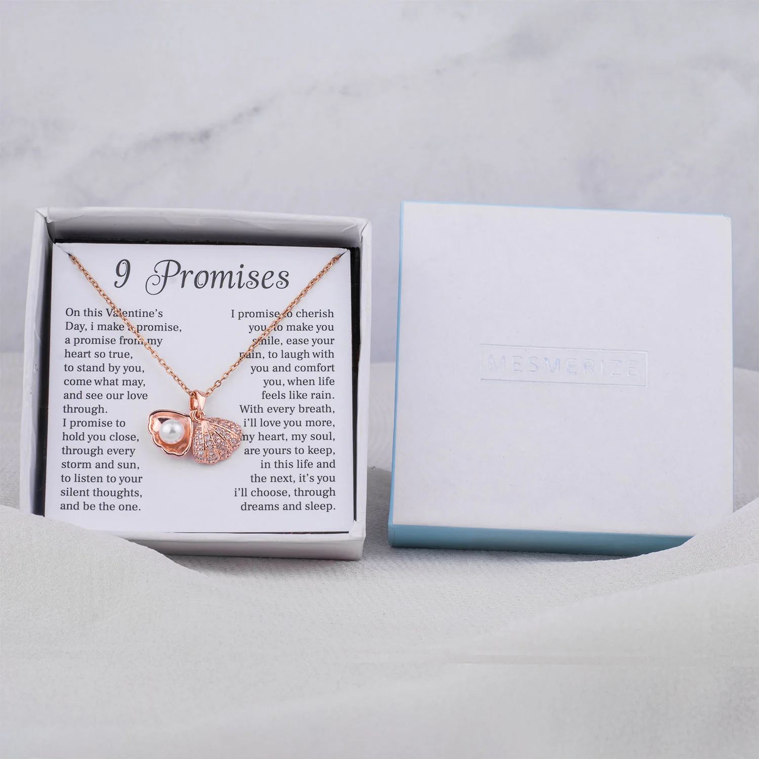 9 Promises Card With Necklace For Women - Image 10