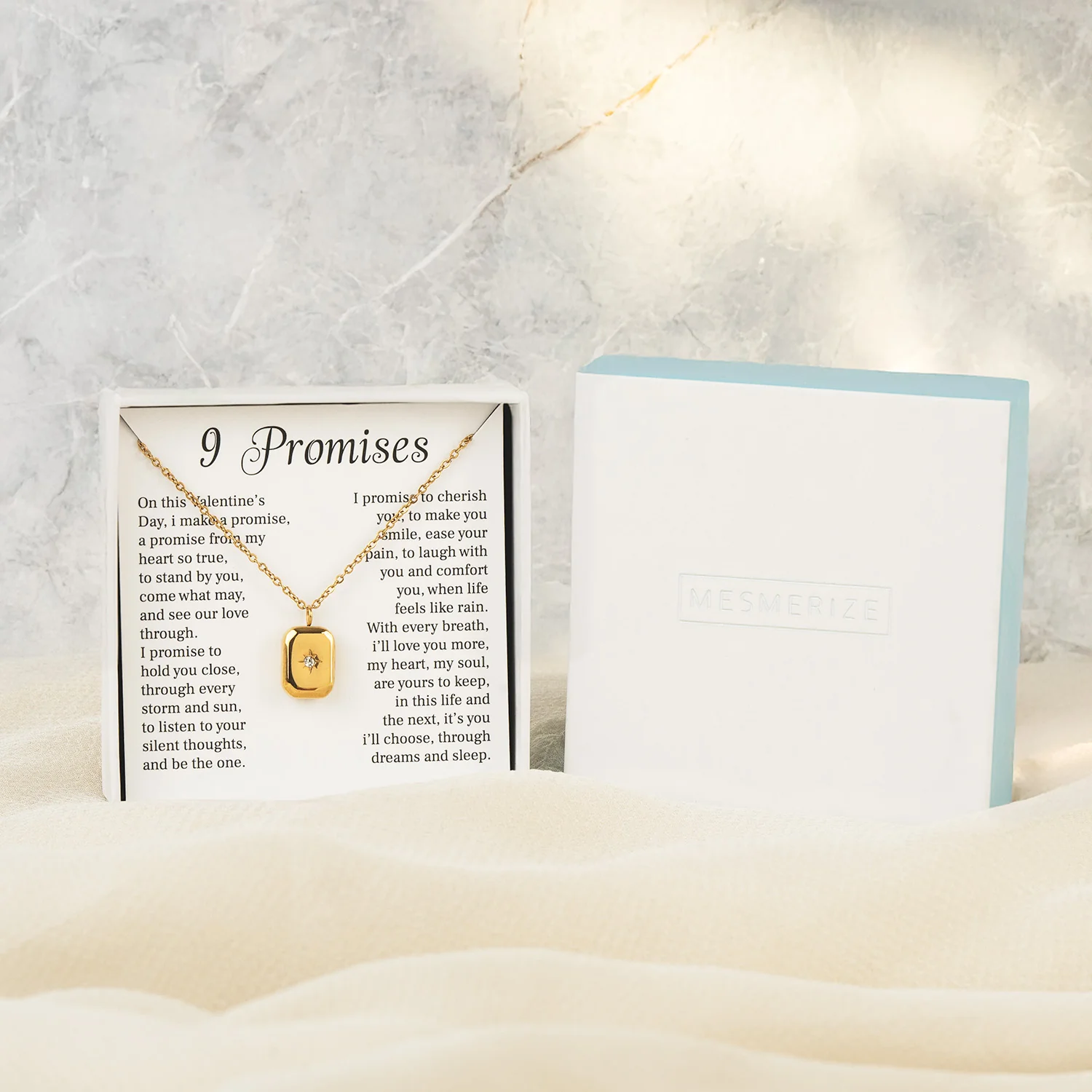9 Promises Card With Necklace For Women - Image 16