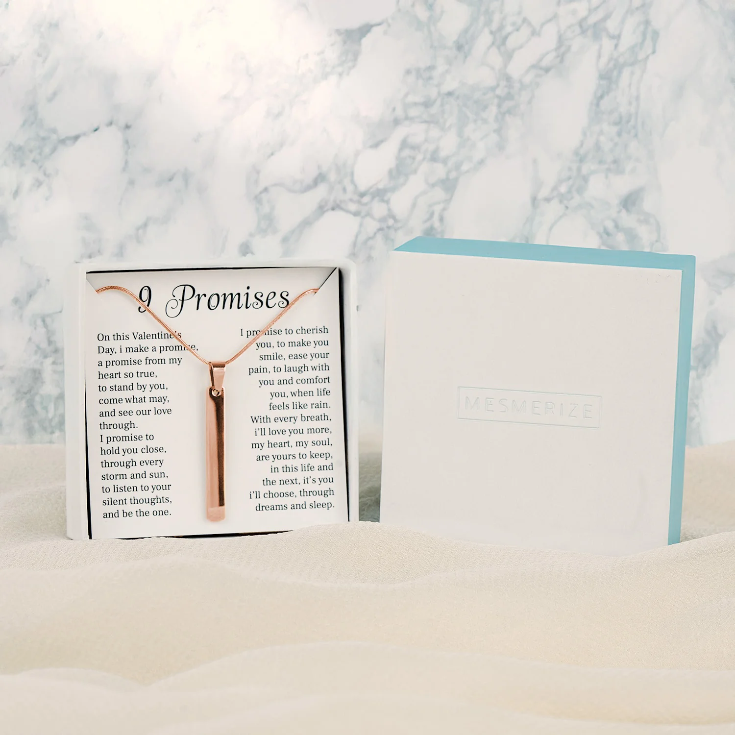 9 Promises Card With Necklace For Women - Image 22