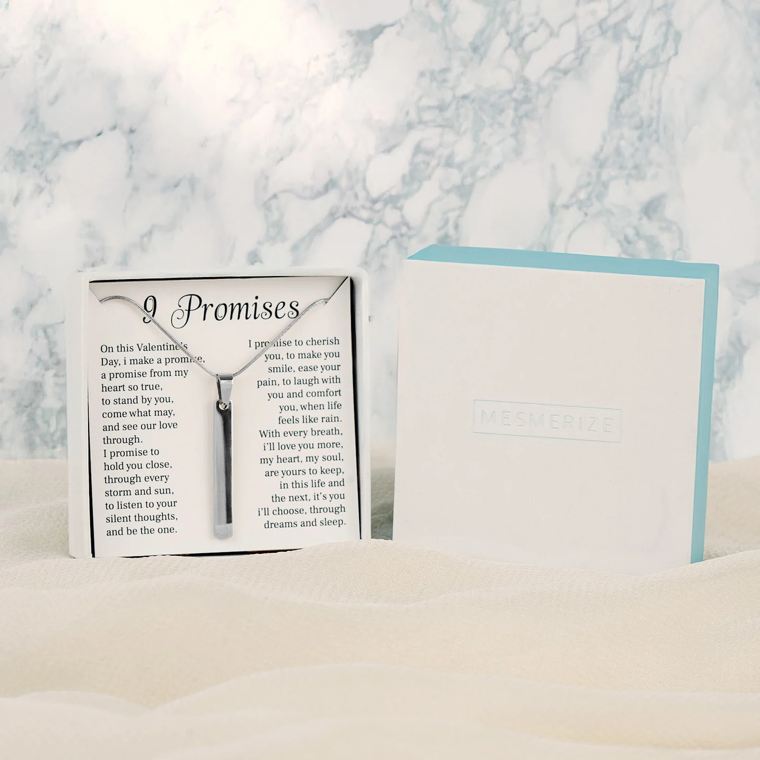 9 Promises Card With Necklace For Women - Image 25