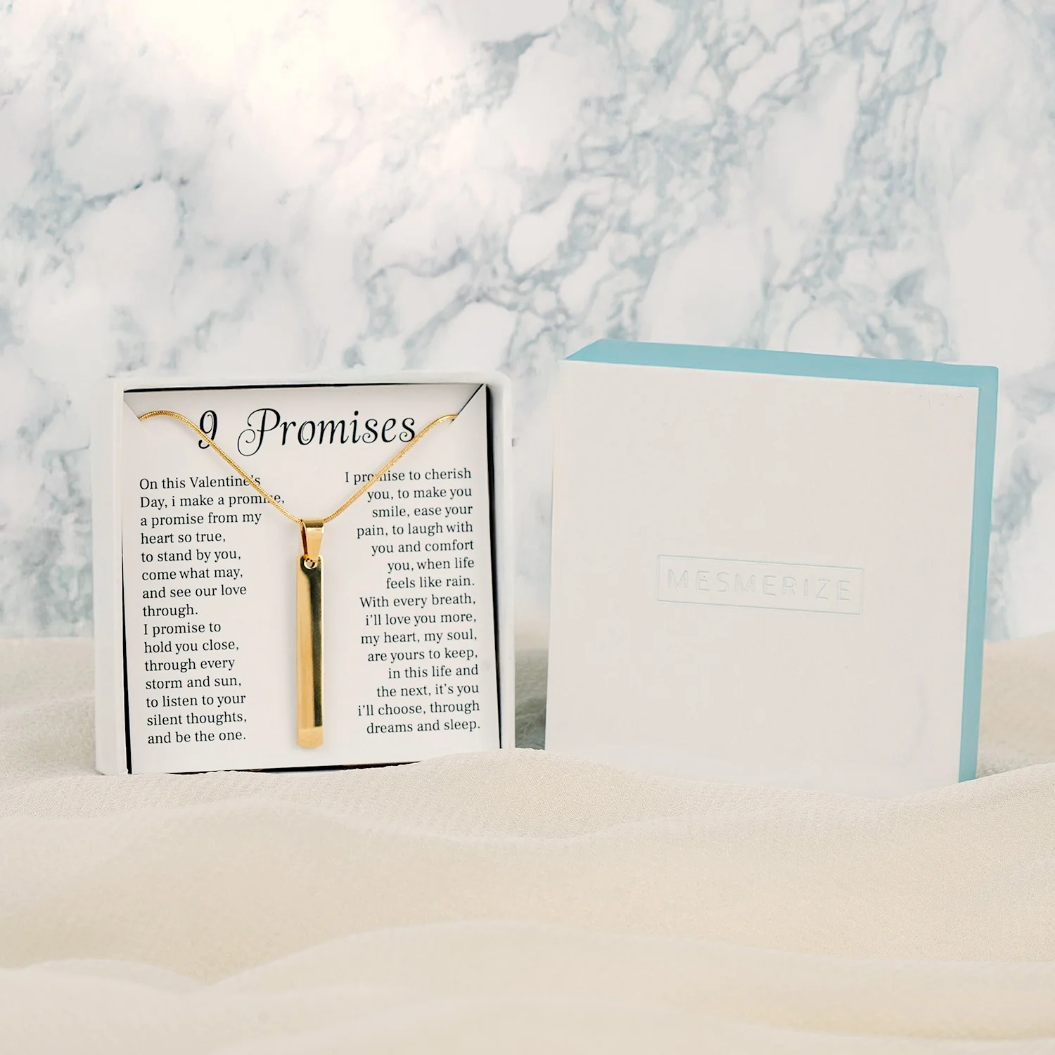 9 Promises Card With Necklace For Women - Image 28