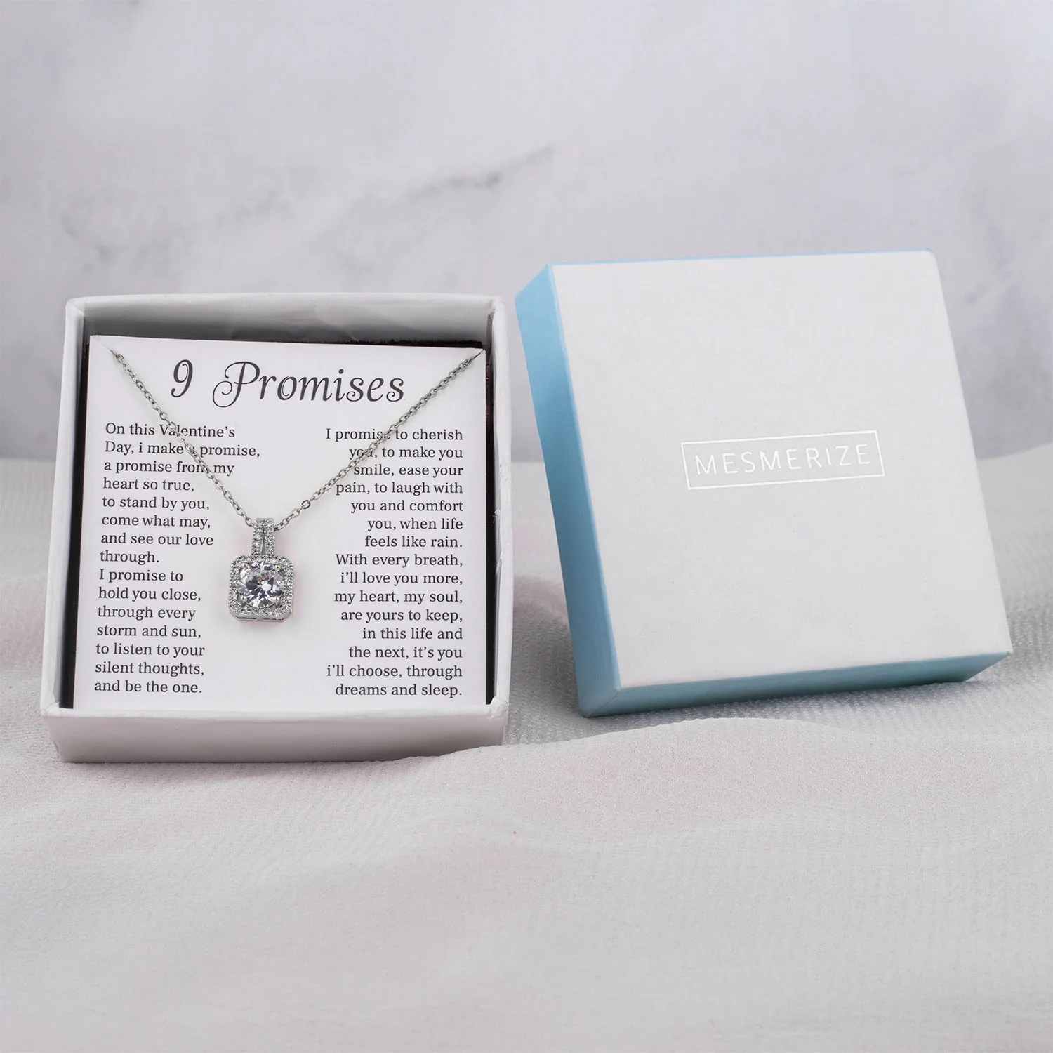9 Promises Card With Necklace For Women - Image 34