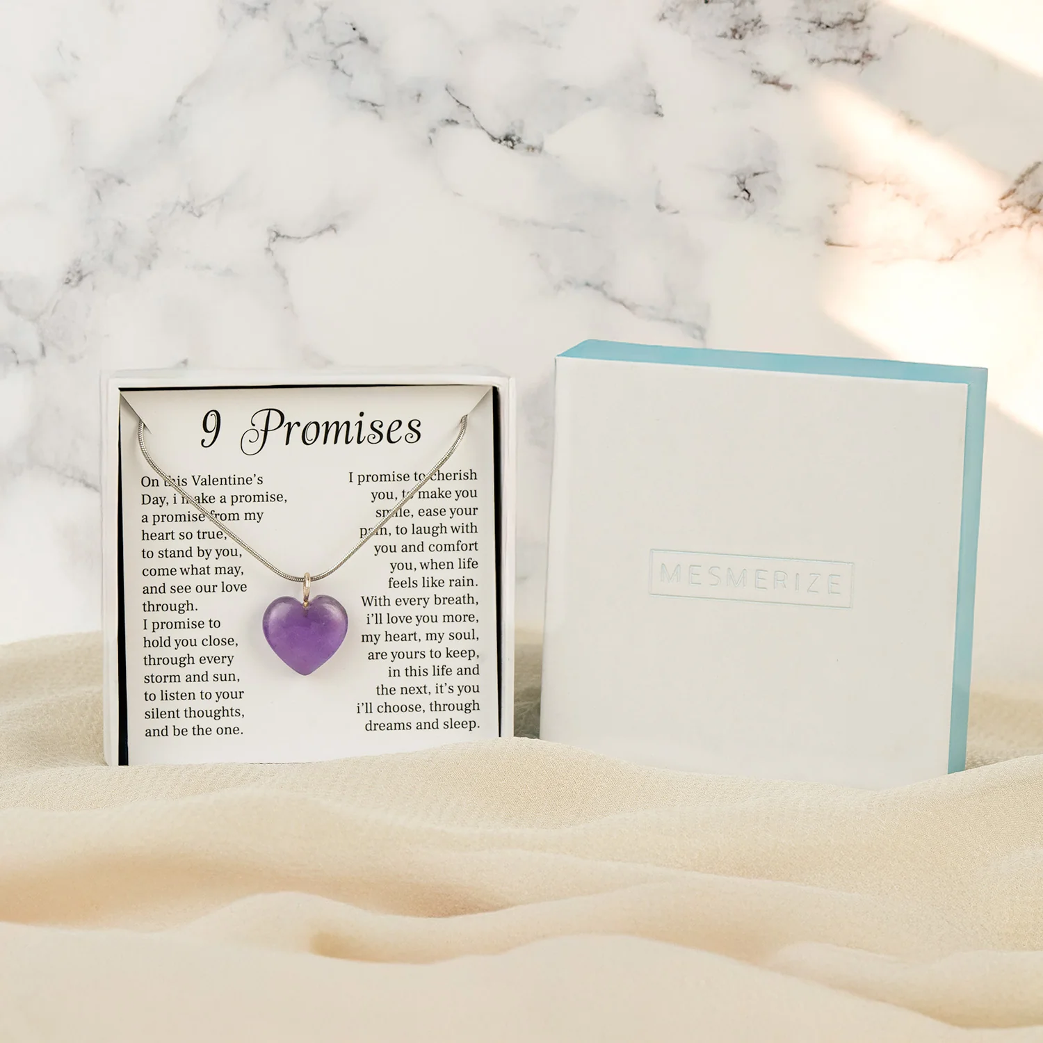 9 Promises Card With Necklace For Women - Image 37