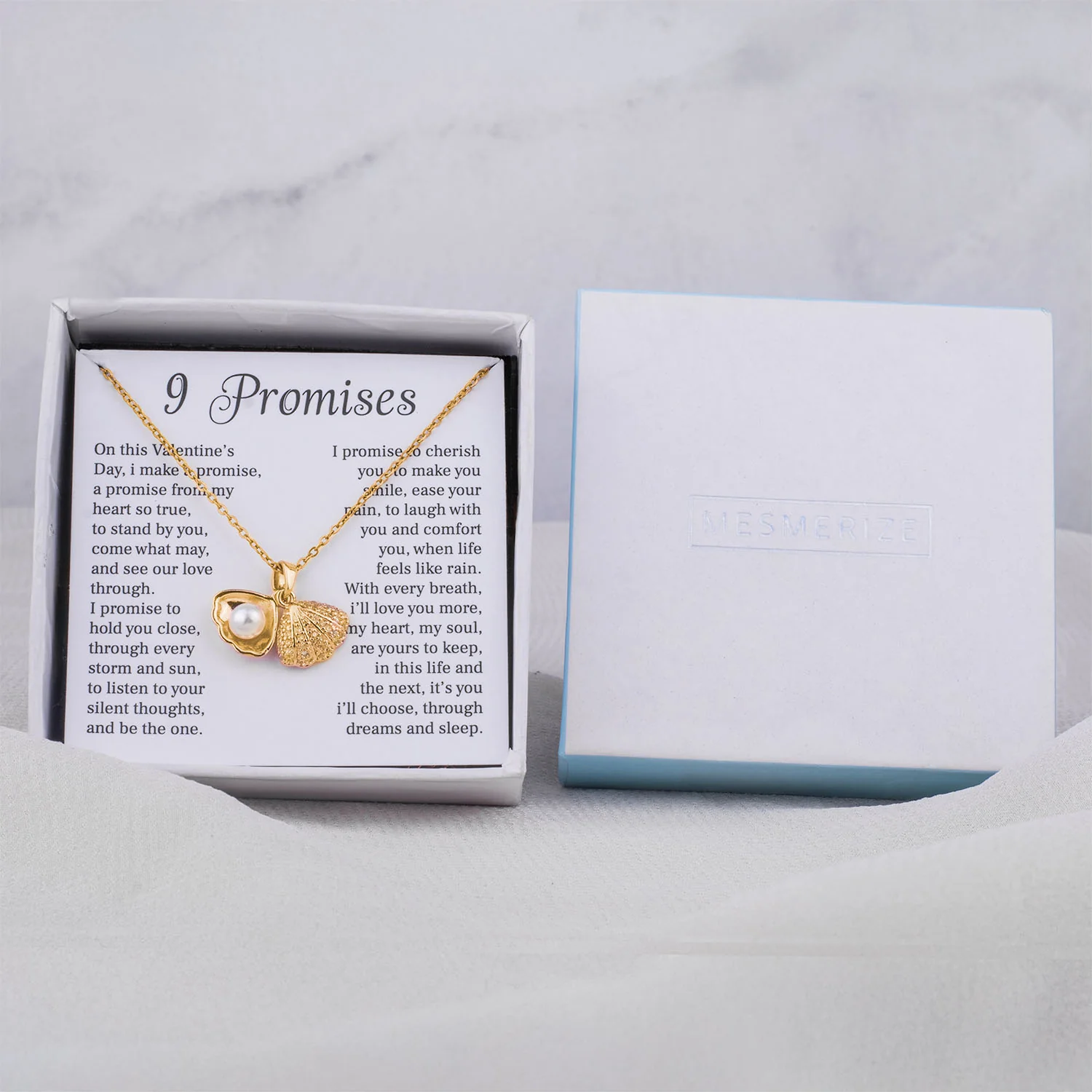9 Promises Card With Necklace For Women - Image 43