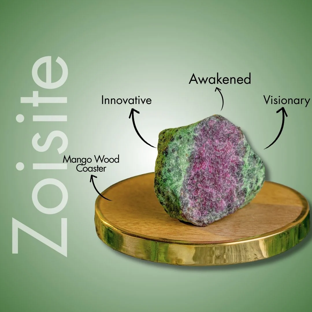Alchemy Raw Ruby Zoisite Stone Home Decor Artefact - Image 2