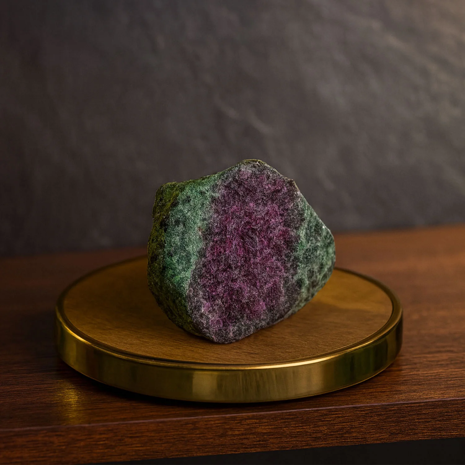 Alchemy Raw Ruby Zoisite Stone Home Decor Artefact - Image 3