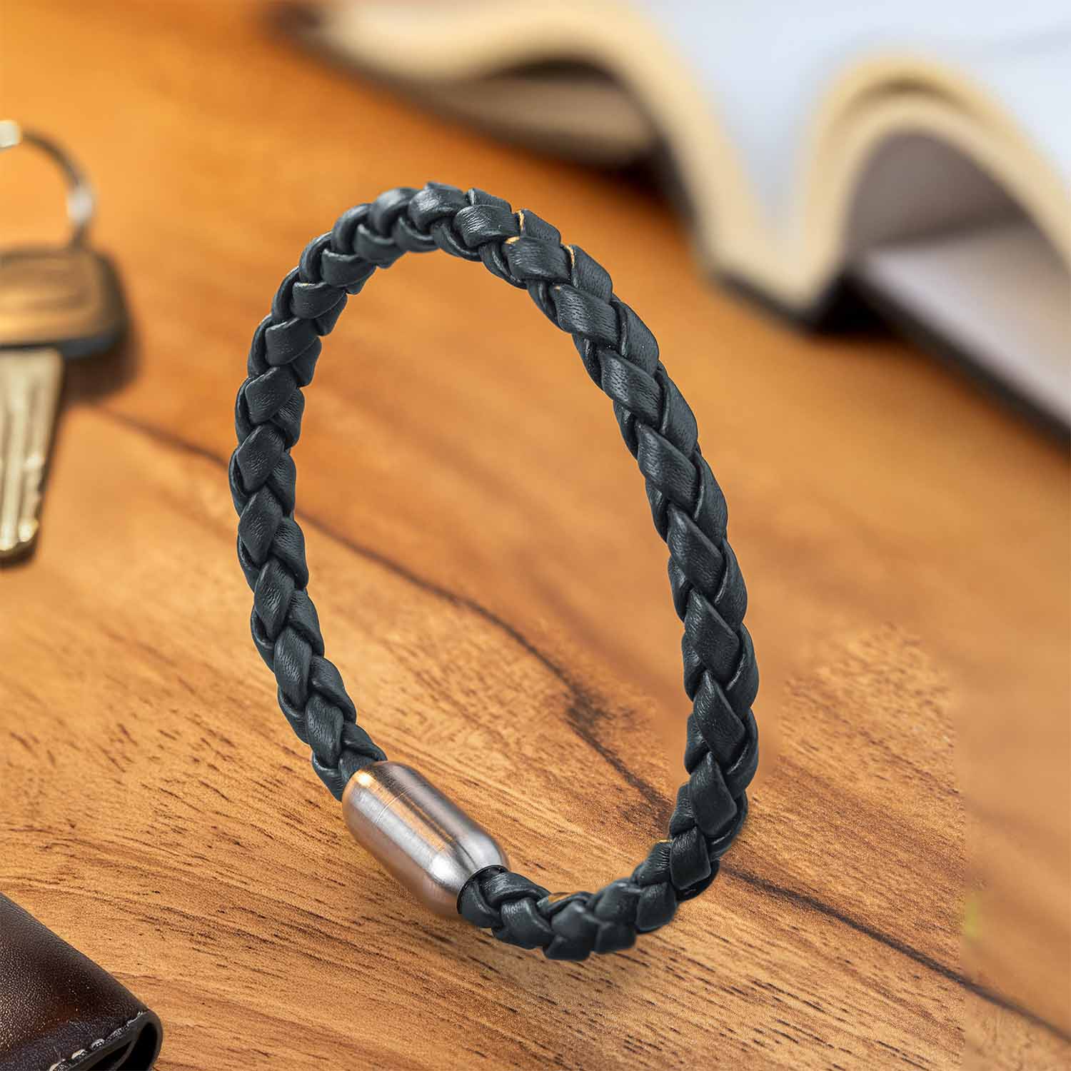 Alpha Braided NeoLeather Bracelet with MagSnap2 - Image 11