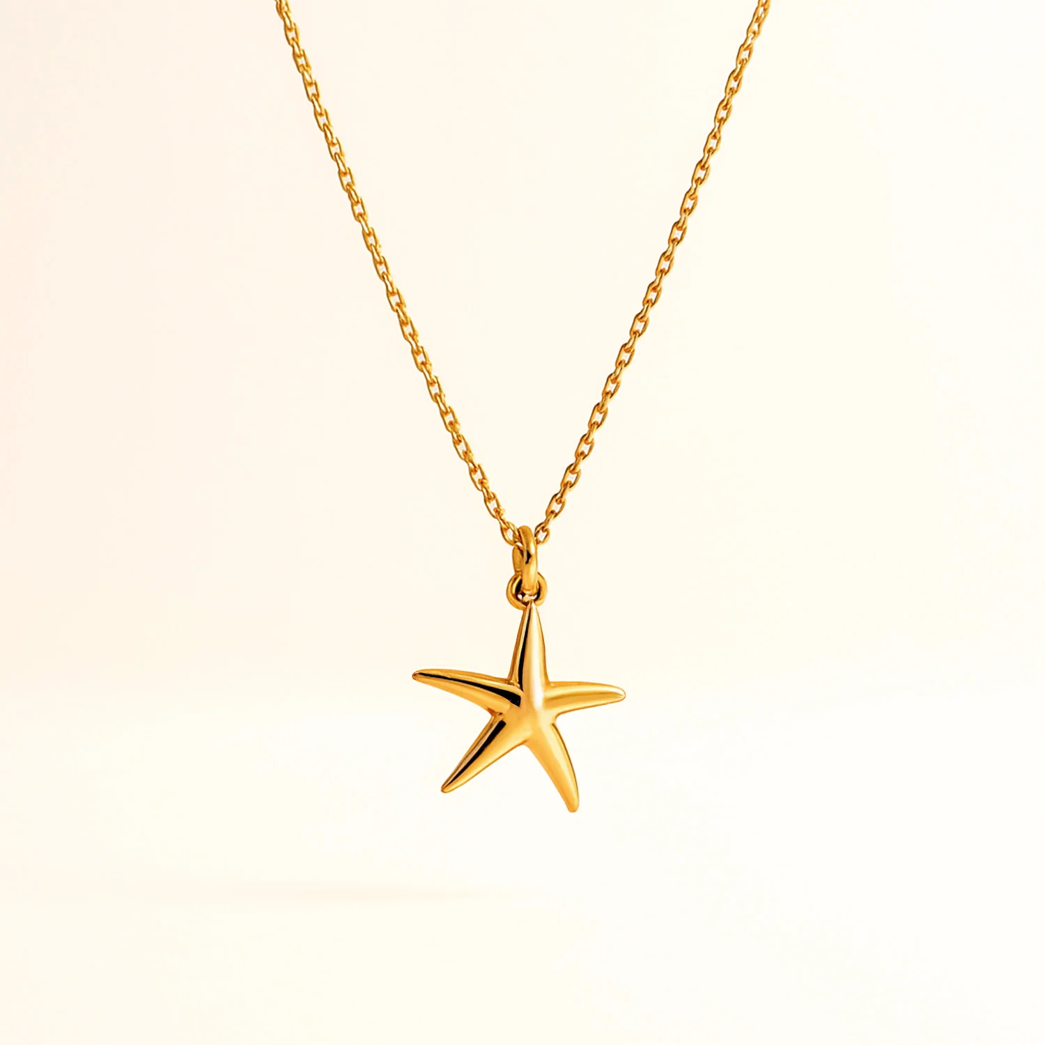 Aria Star Glimmer 18k Gold Necklace - Image 3