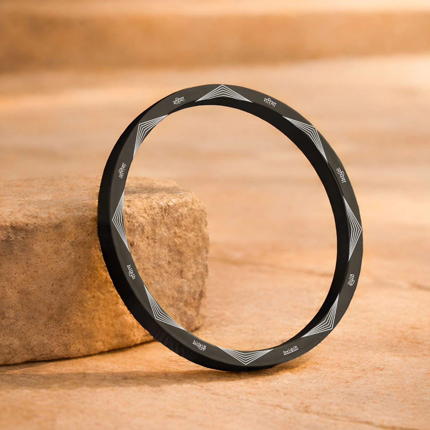 Ashta Siddhi Hanuman MicroCarved Thick Round Kada - Image 8