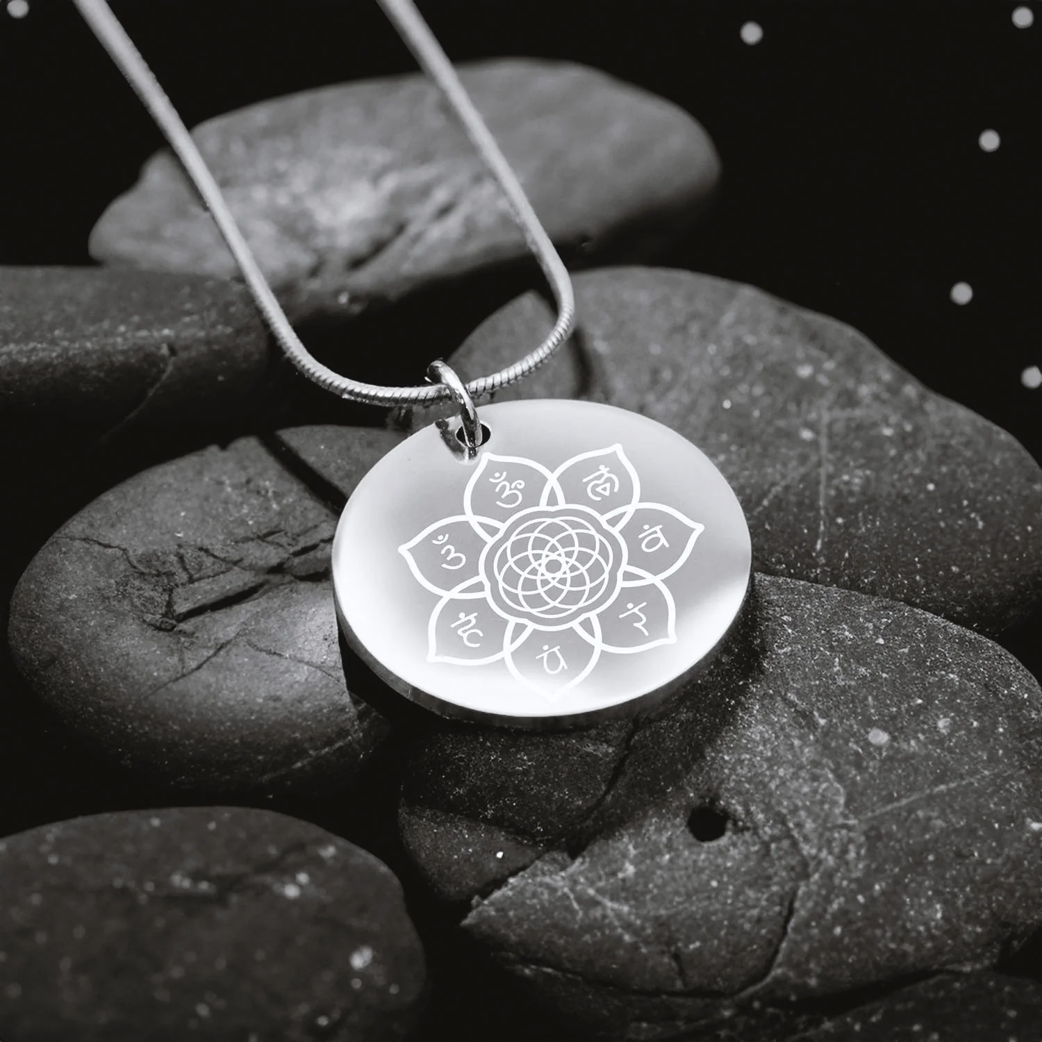 Balance 7 Chakra Circle Necklace - Image 5