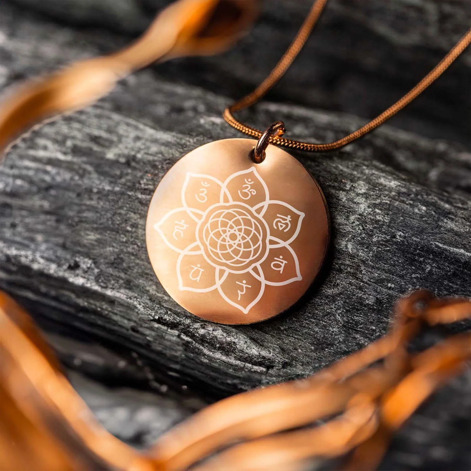 Balance 7 Chakra Circle Necklace - Image 9
