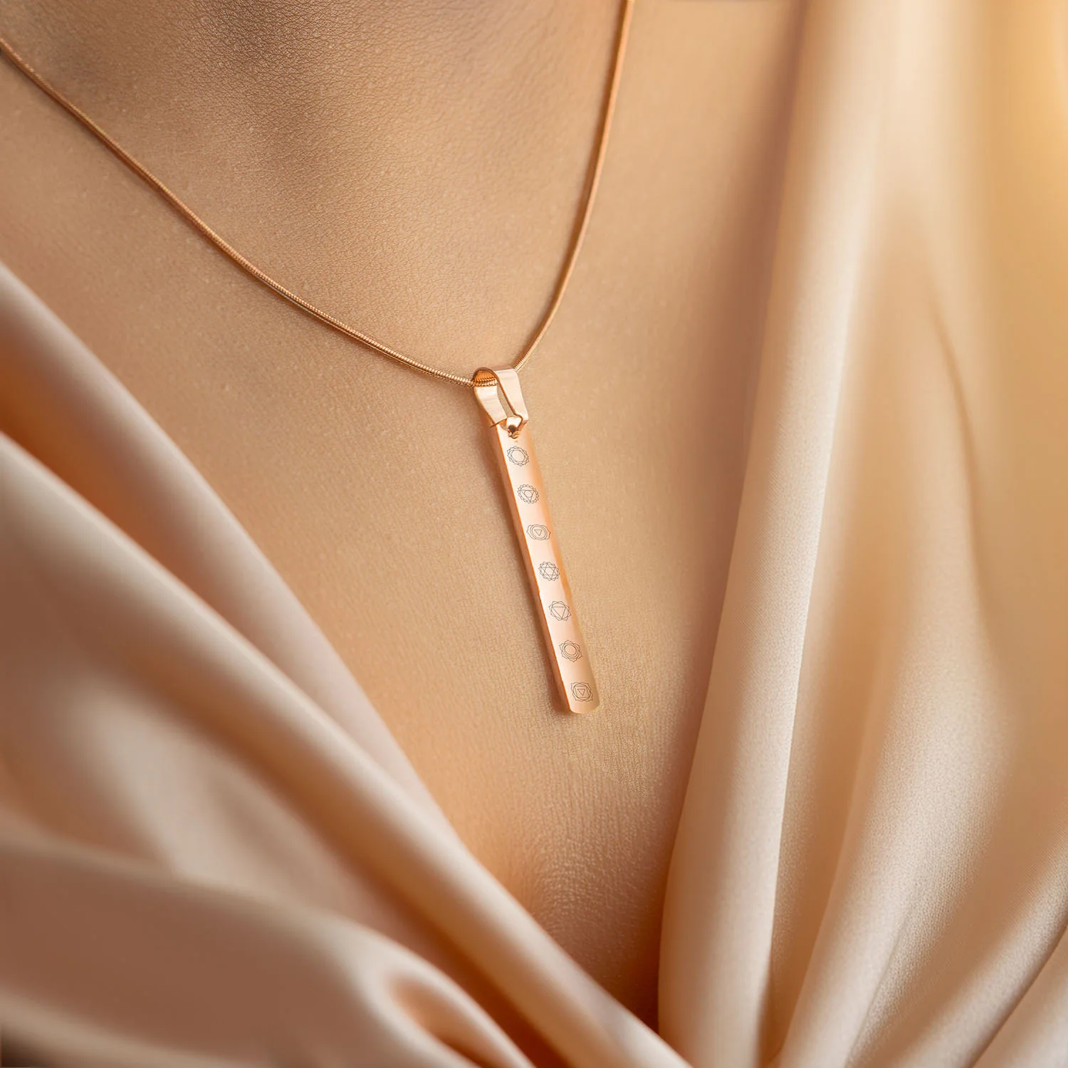 Balance 7 Chakra Tag Necklace - Image 10