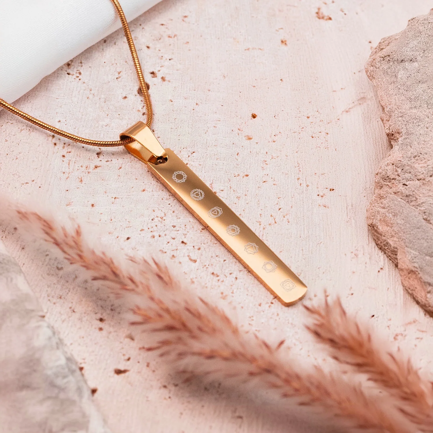 Balance 7 Chakra Tag Necklace - Image 9