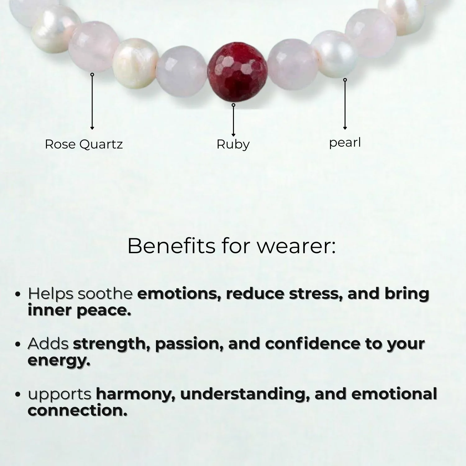 Beauty Pearl Natural Stone Bracelet With MagSnap2 - Image 2