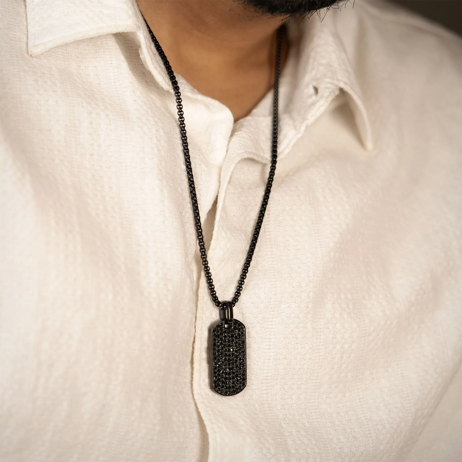 Black Diamonds Limited Edition Dog Tag Necklace - Image 2