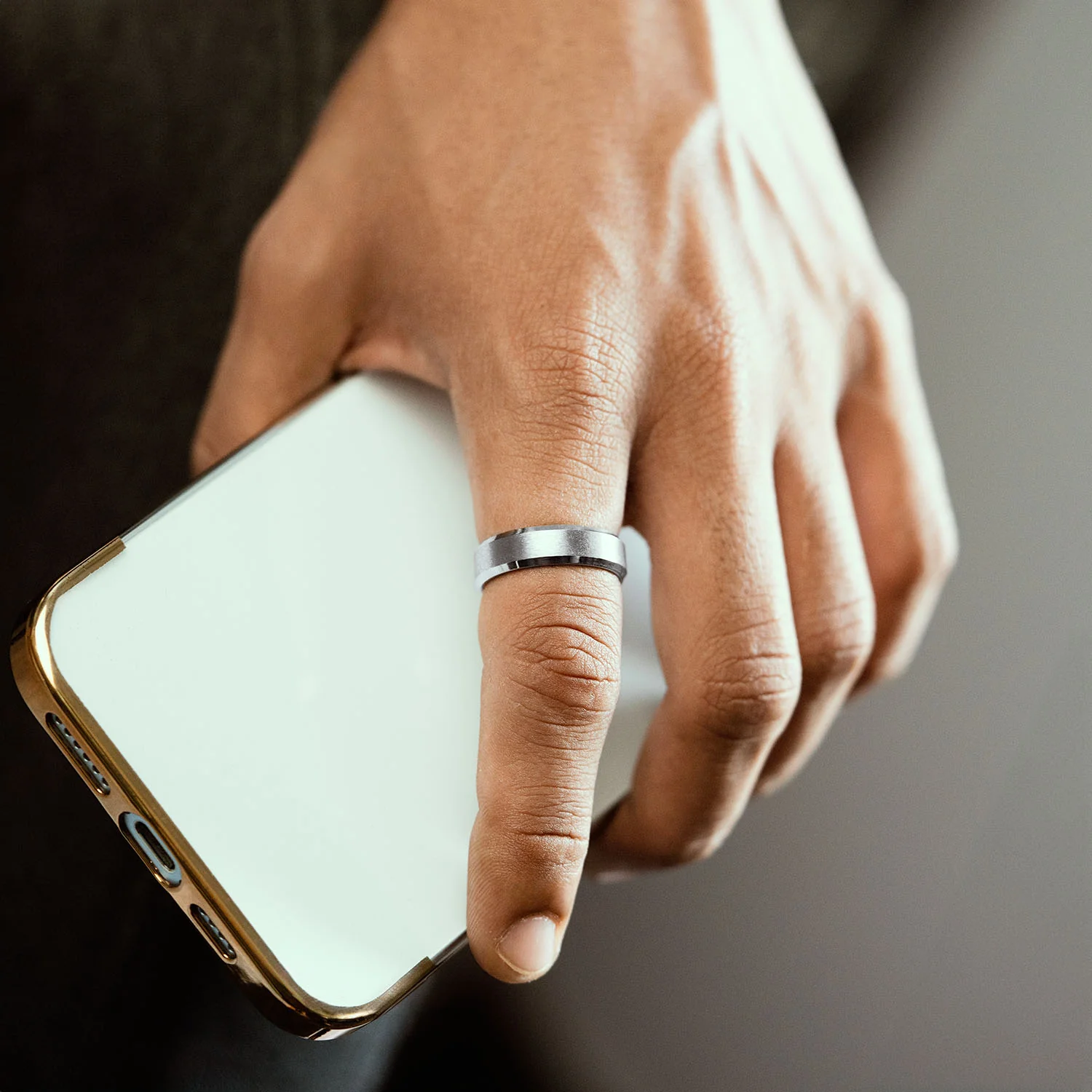 Personalised Beveled Band Ring - Image 15