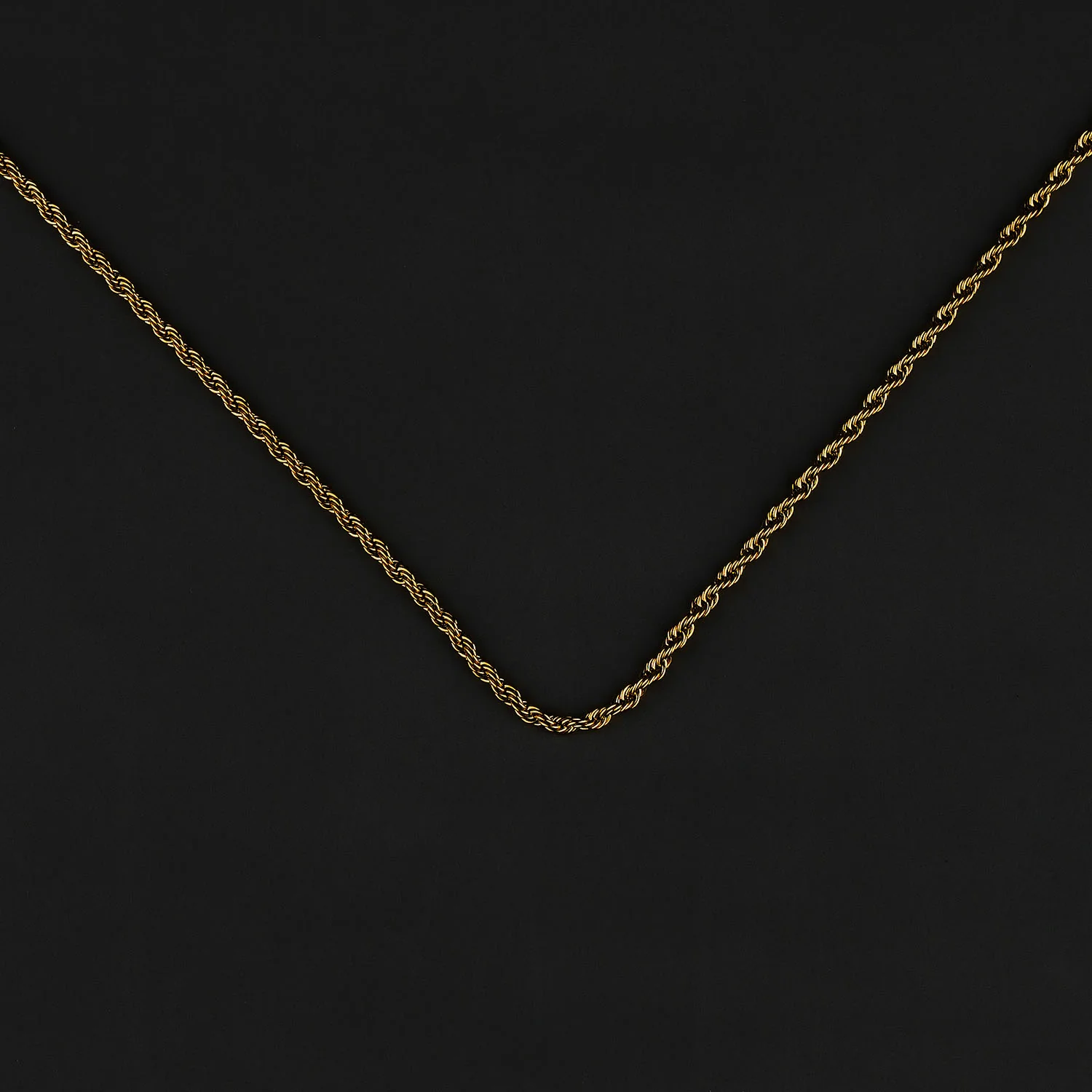 Oscar Rope Chain 2mm Necklace - Image 11
