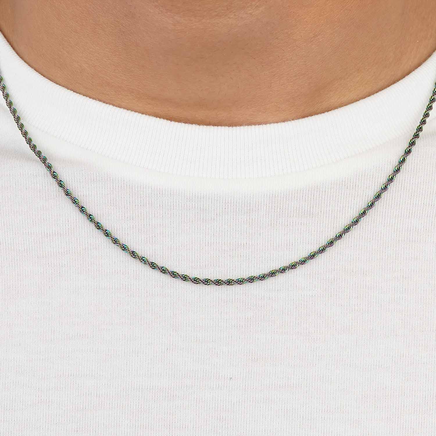 Oscar Rope Chain 2mm Necklace - Image 5