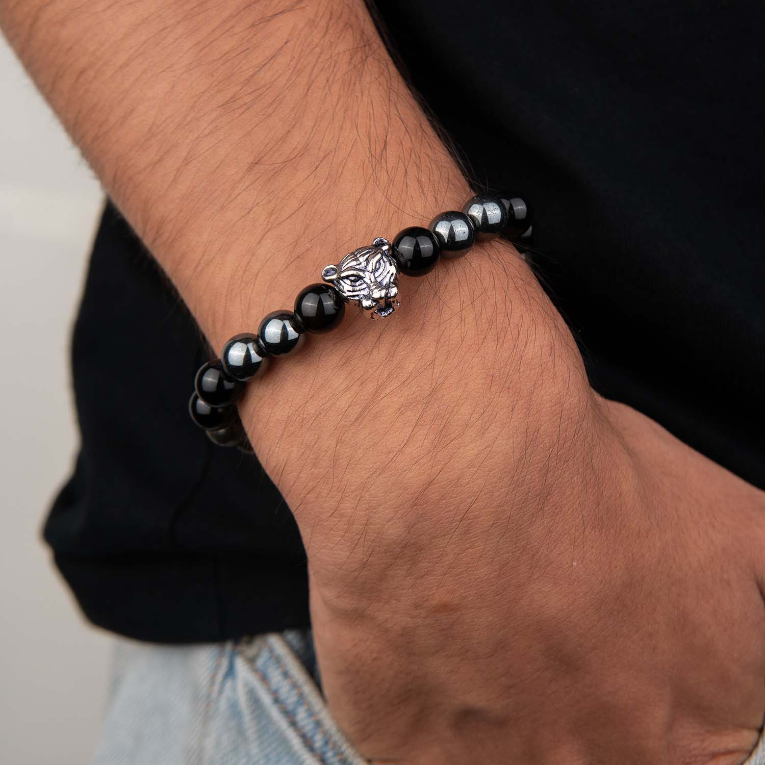 Focus Black Panther 2.0 Natural Stone Bracelet with MagSnap 2 - Image 2