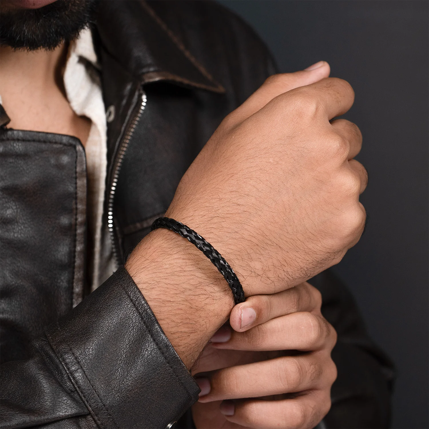 Braided Cuff Bracelet - Image 2