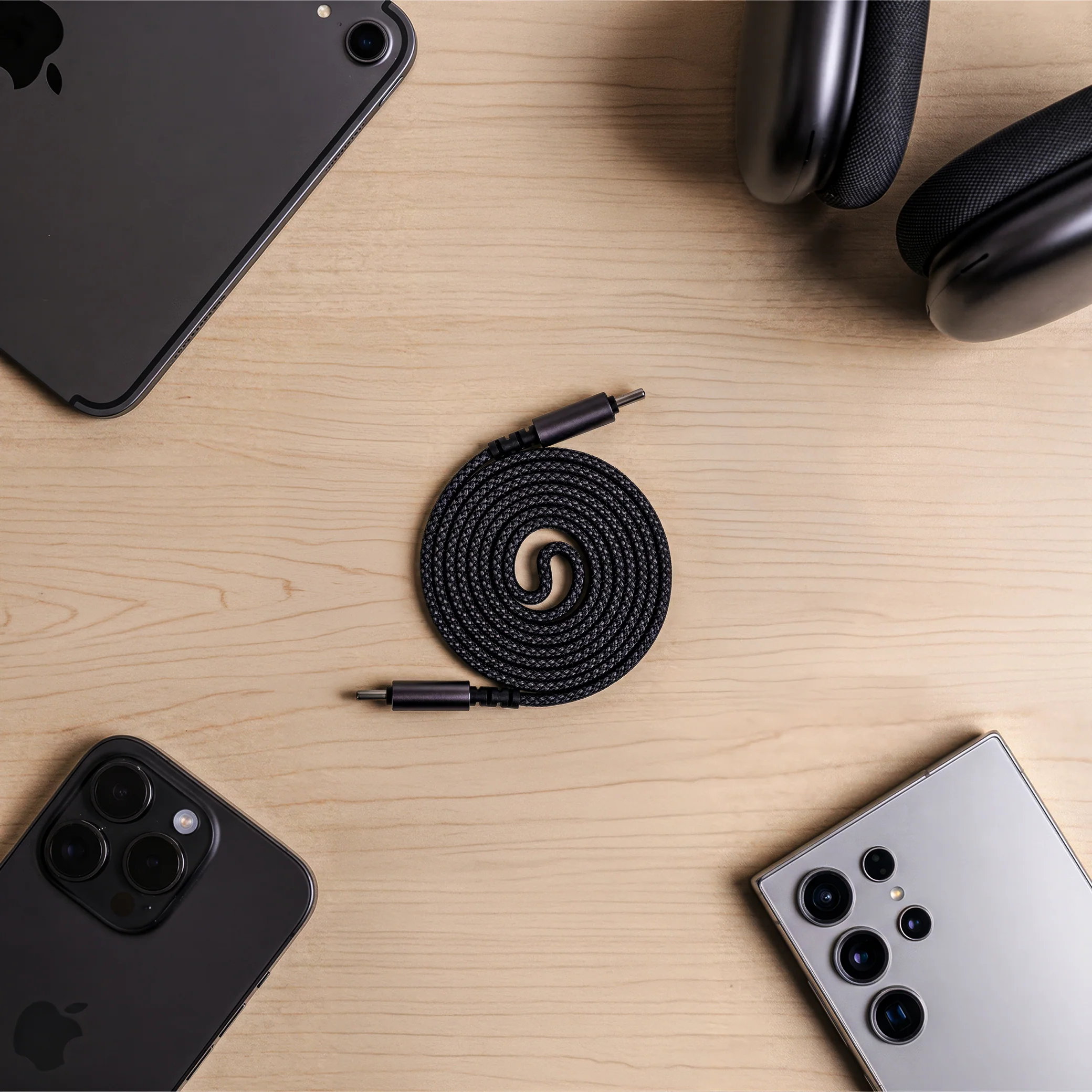 Capes MagLock Type C to C Flat Magnetic 240W Fast Charging Cable [1M] - Image 2
