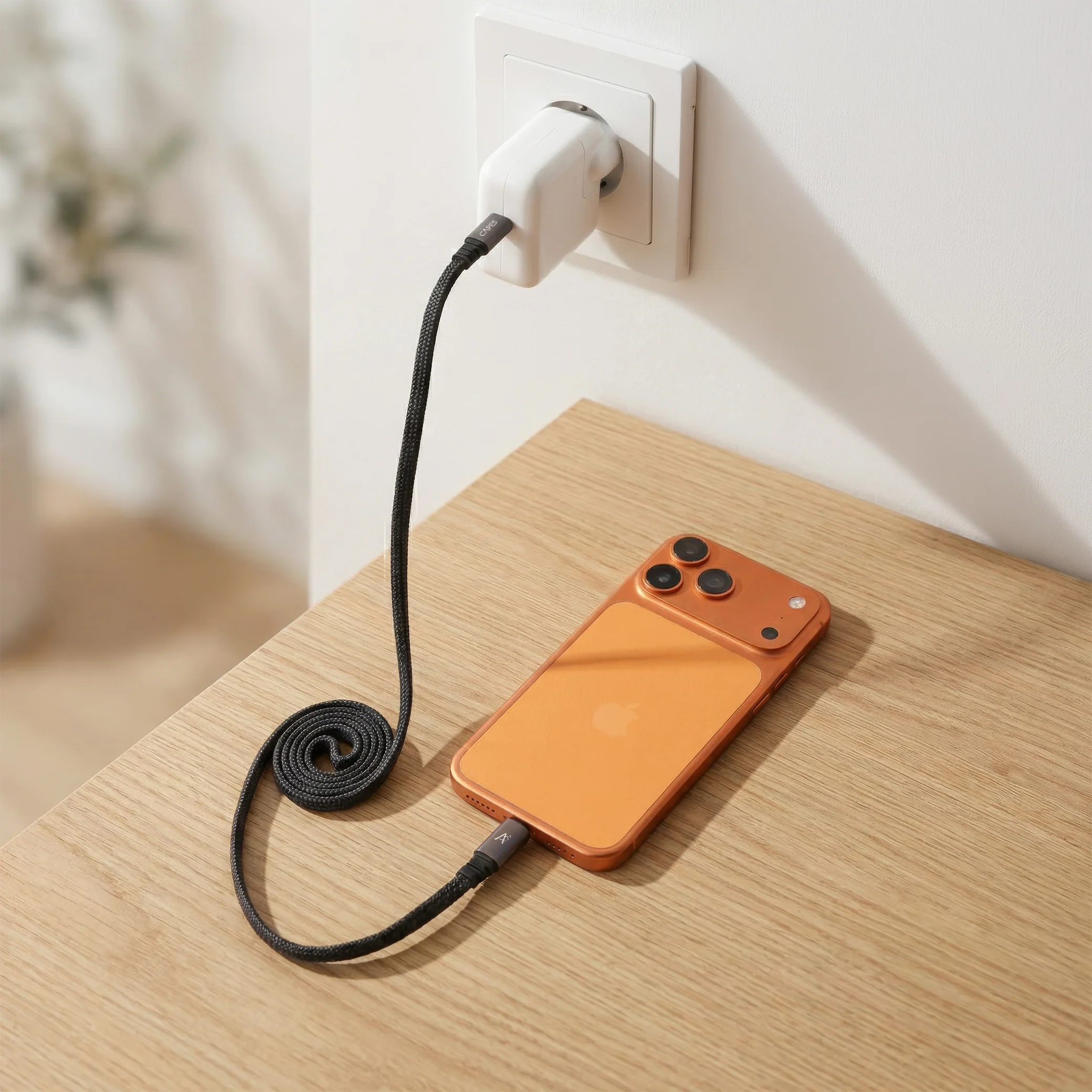 Capes MagLock Type C to C Flat Magnetic 240W Fast Charging Cable [1M] - Image 3