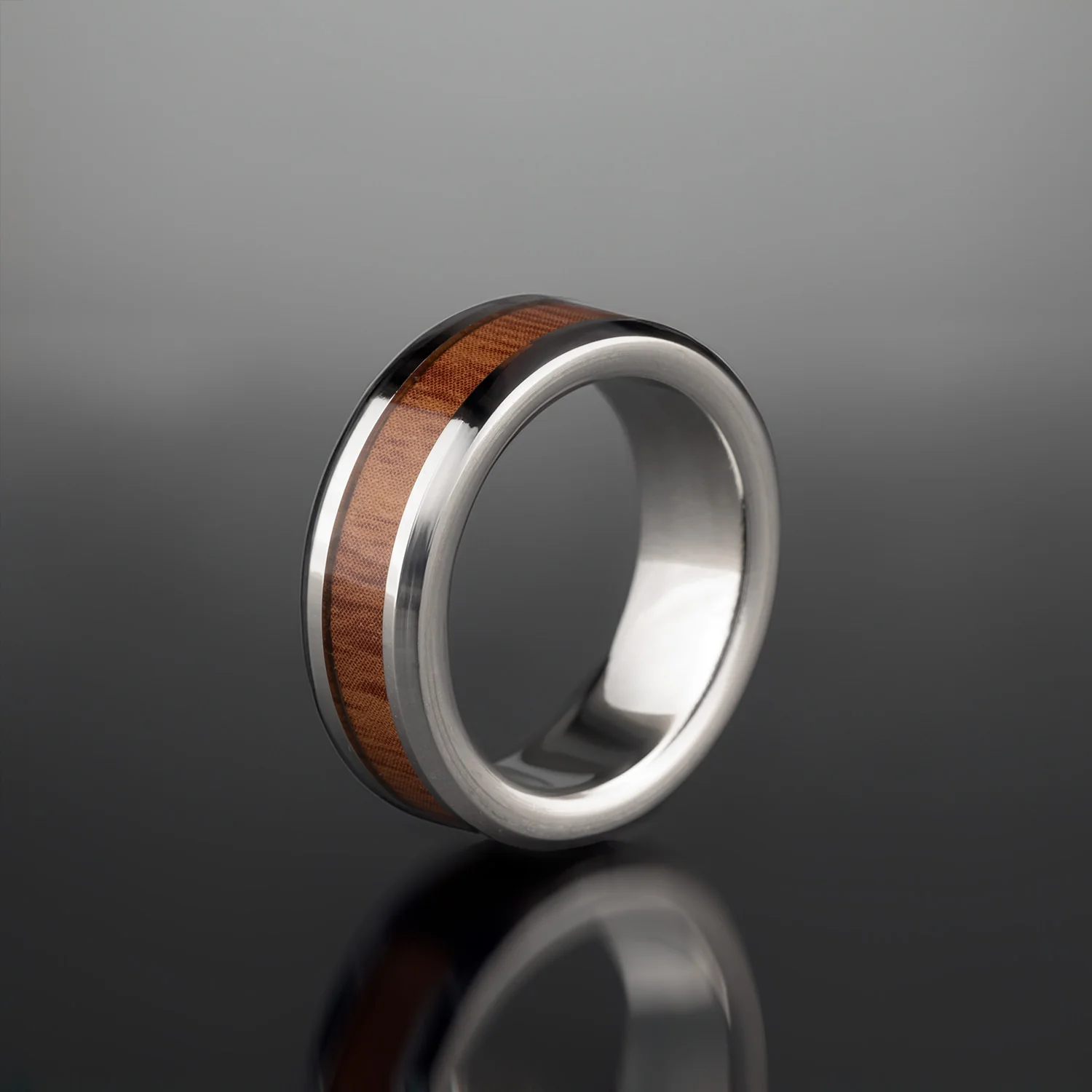 Cedar Wood Inlay Ring - Image 9