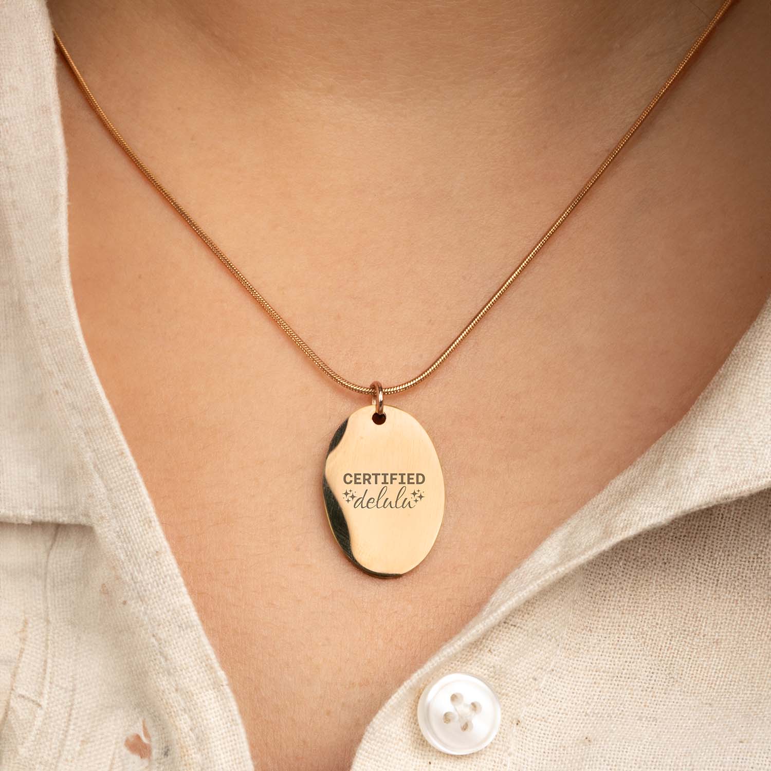 Certified Delulu Oval Necklace - Image 10