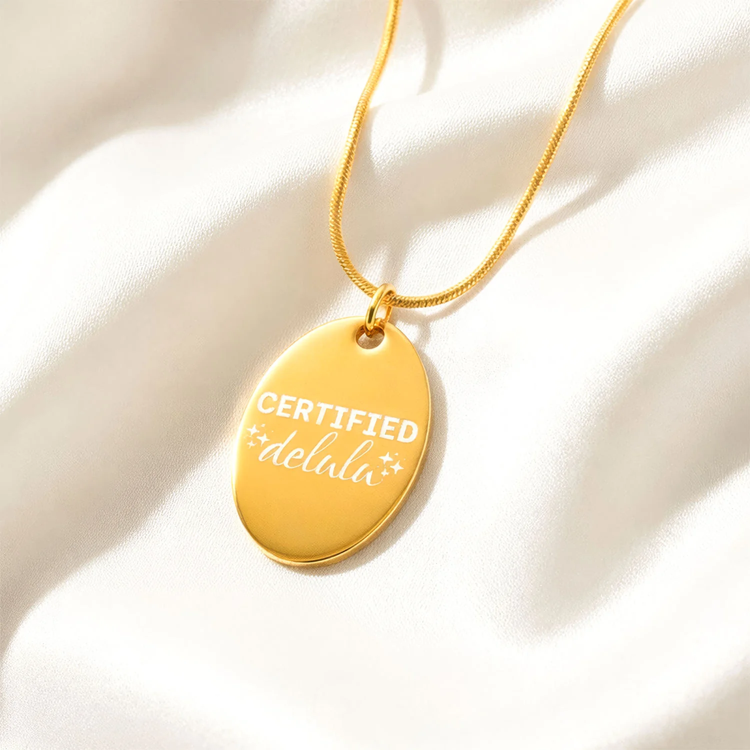Certified Delulu Oval Necklace - Image 5