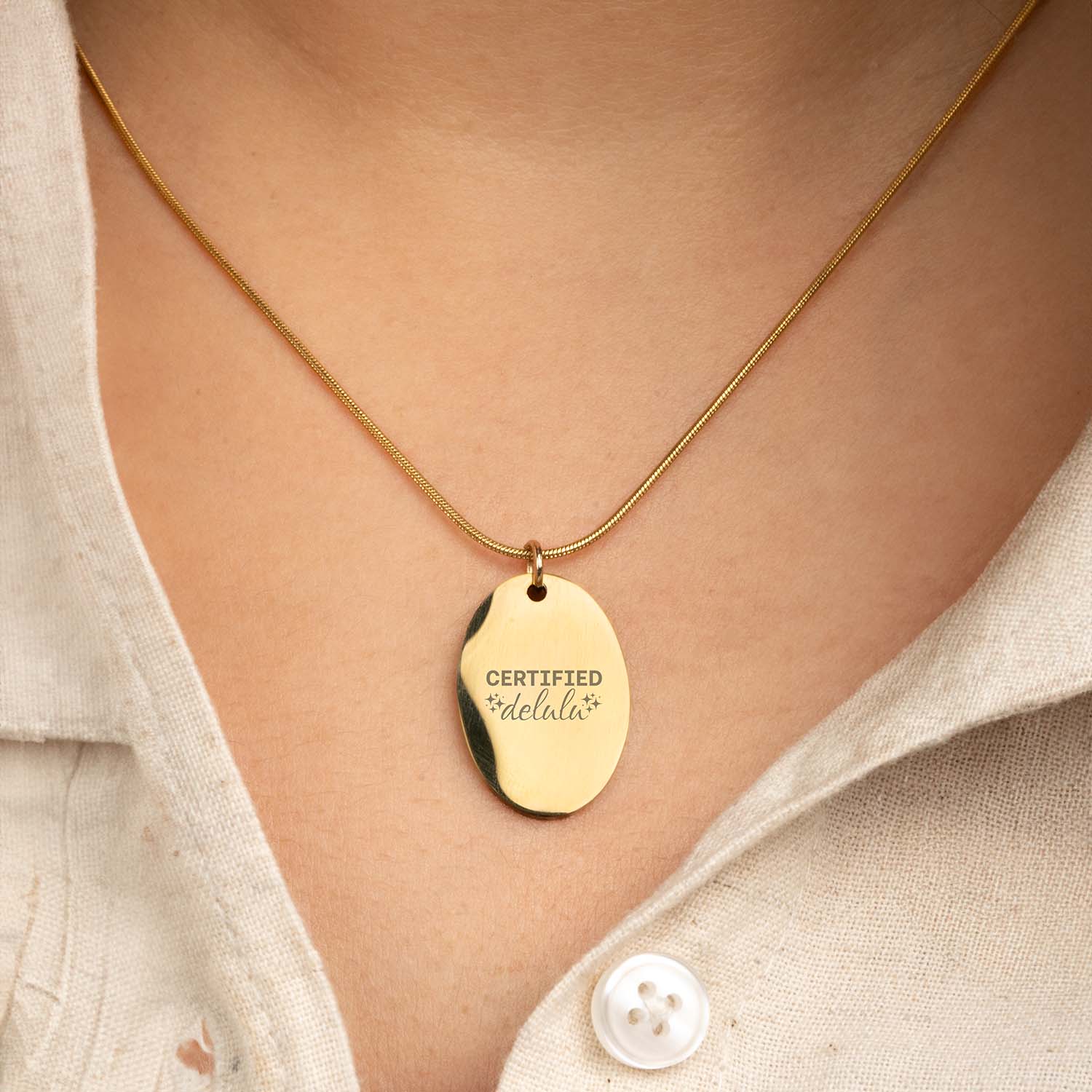 Certified Delulu Oval Necklace - Image 6