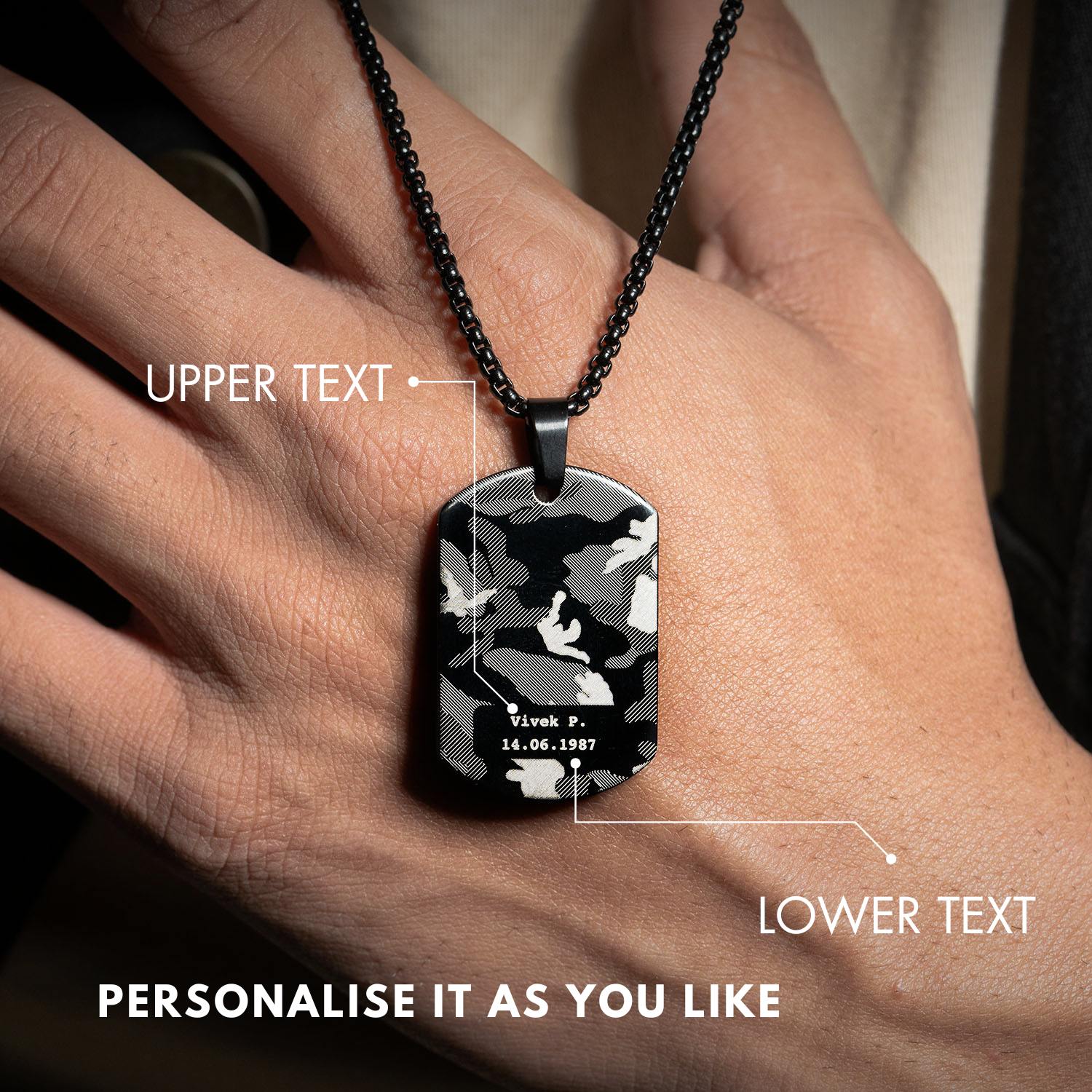 Classic Camo Dog Tag Necklace - Image 4