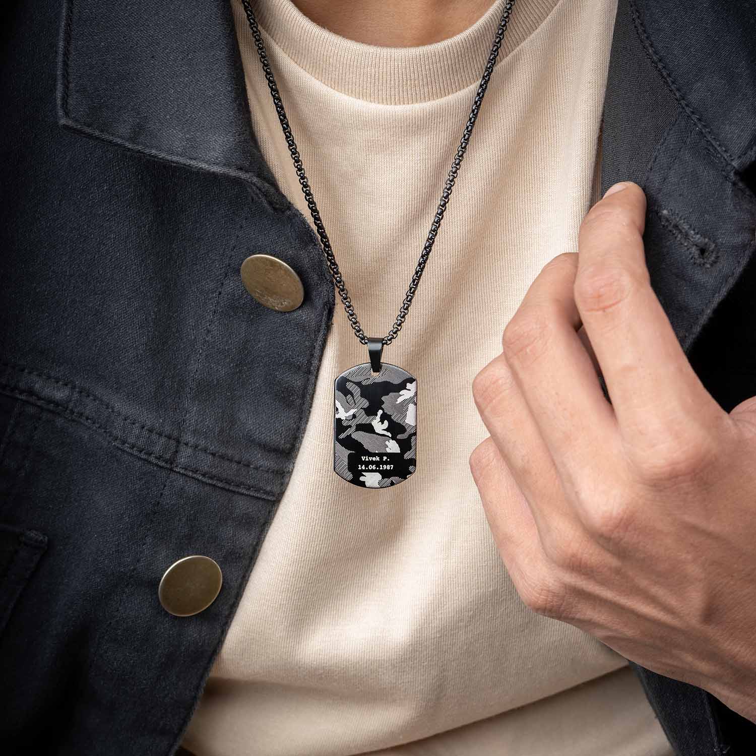 Classic Camo Dog Tag Necklace - Image 5
