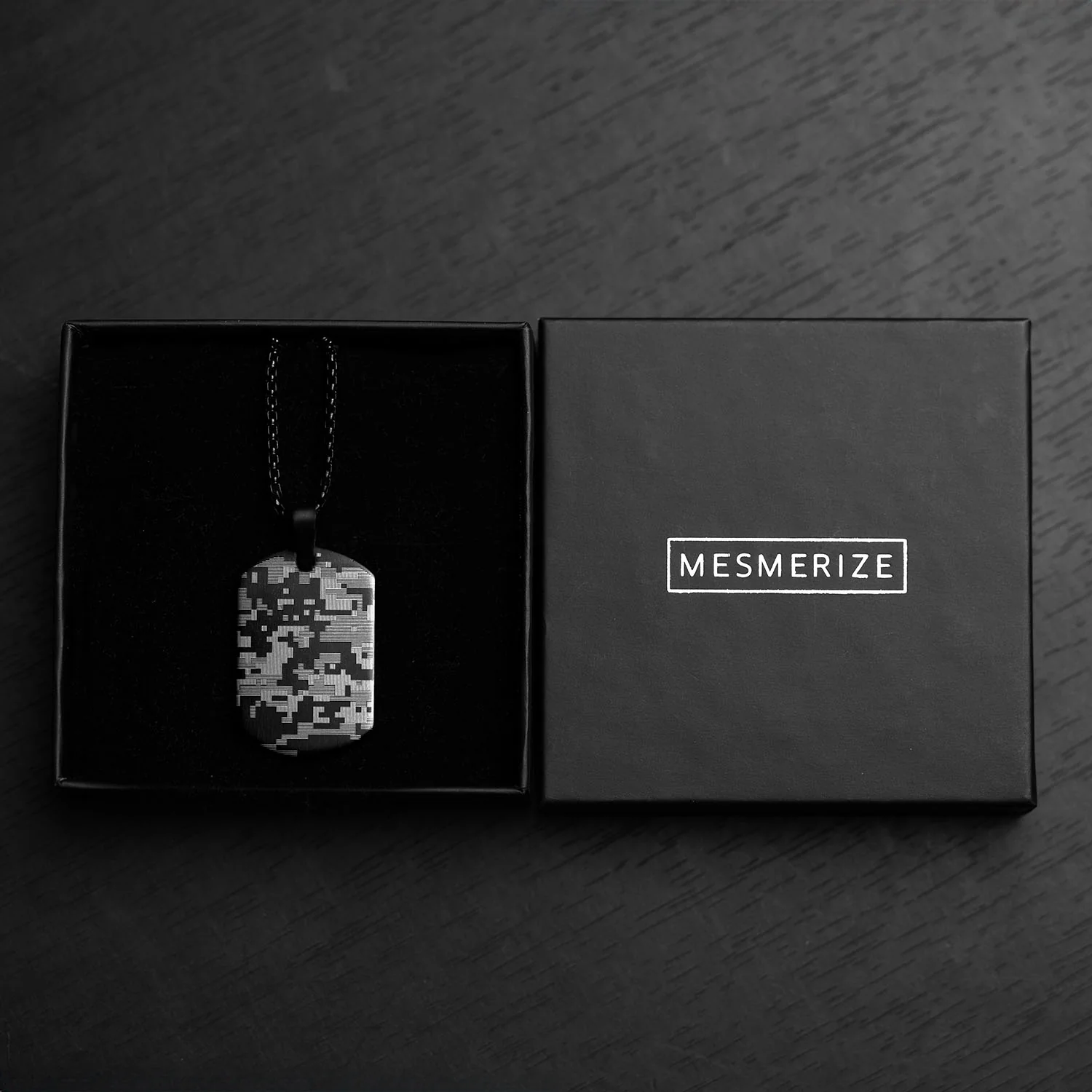 Cyber Camo Dog Tag Necklace - Image 3