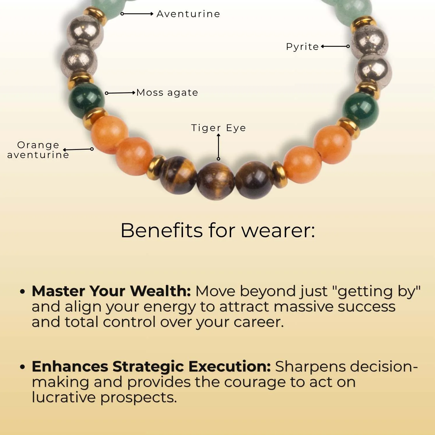 Dhanyog Wealth Attraction Natural Stone Bracelet - Image 11