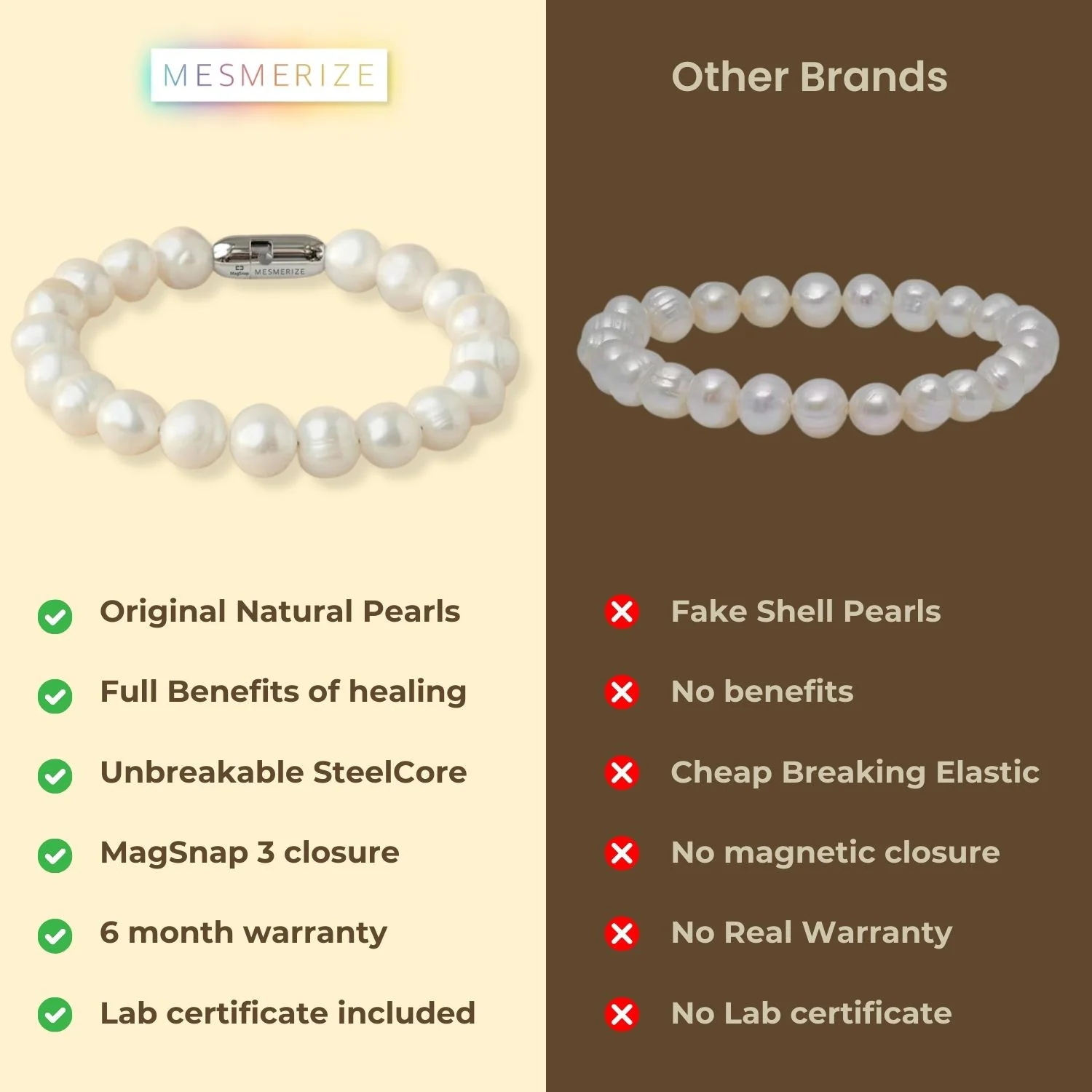 Divine Grace Pearl Natural Stone Bracelet with Magsnap 3 - Image 7
