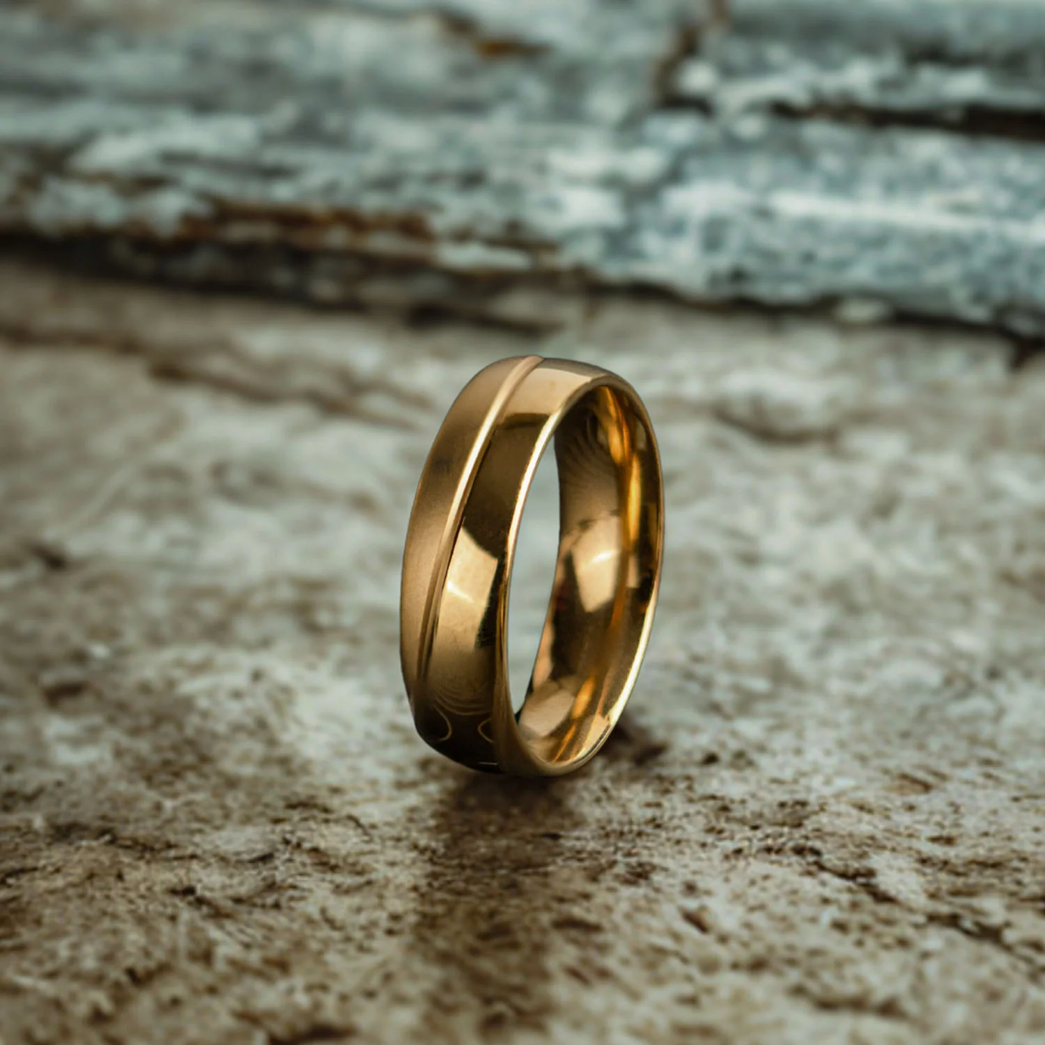 Dual Finish Band Ring - Image 11