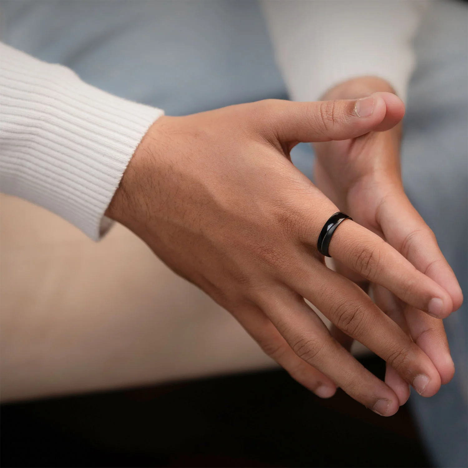 Dual Finish Band Ring - Image 2