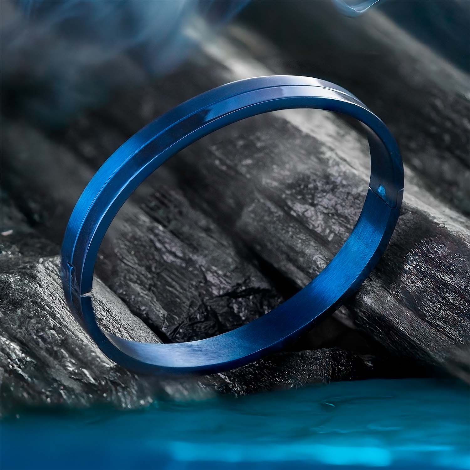 Dual Finish Oval Kada Bracelet - Image 28