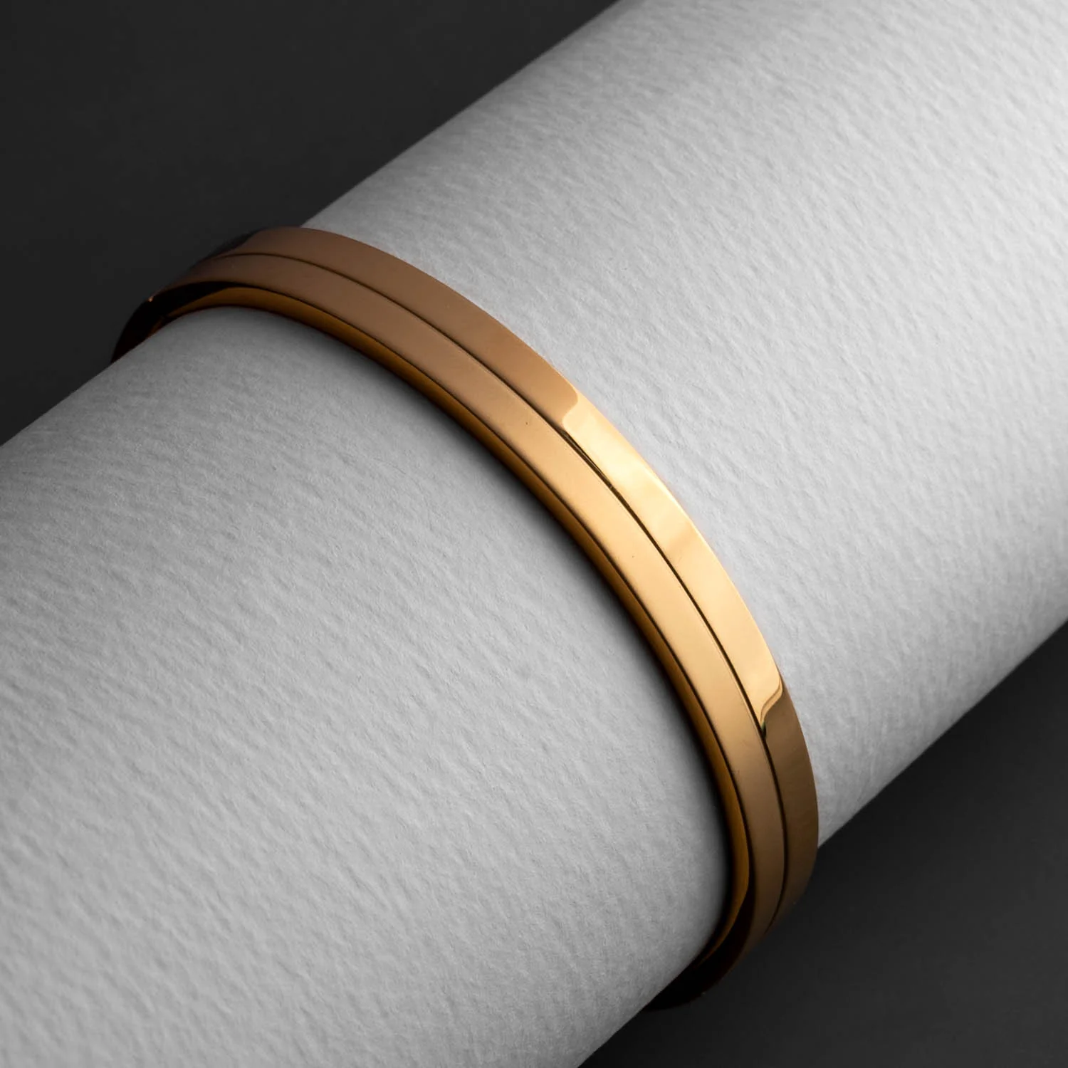 Dual Finish Oval Kada Bracelet - Image 37