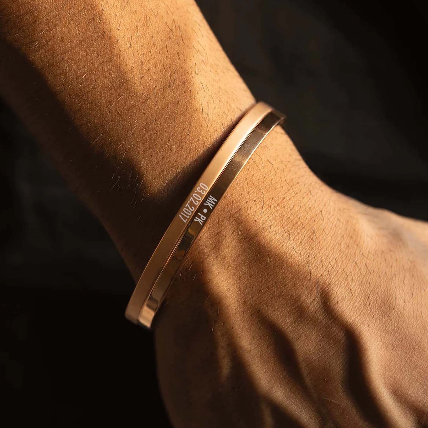 Dual Finish Oval Kada Bracelet - Image 48
