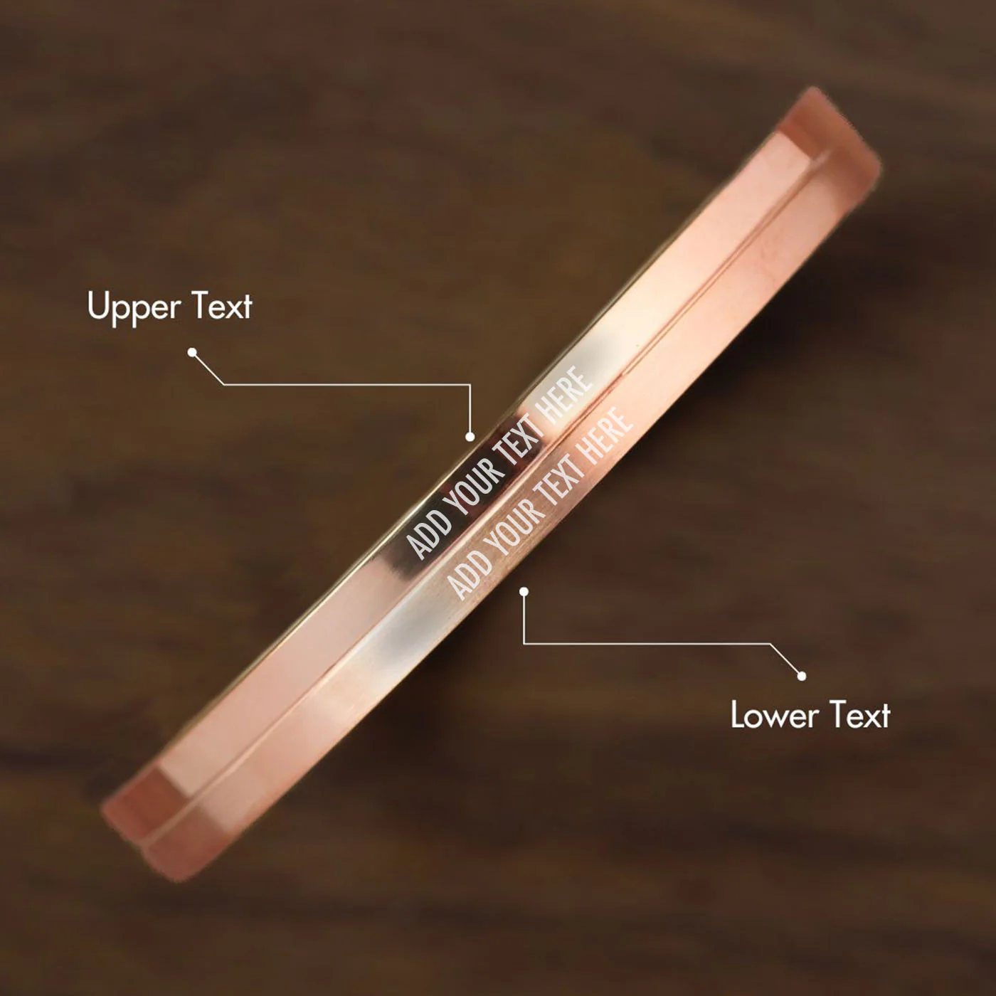 Dual Finish Oval Kada Bracelet - Image 49