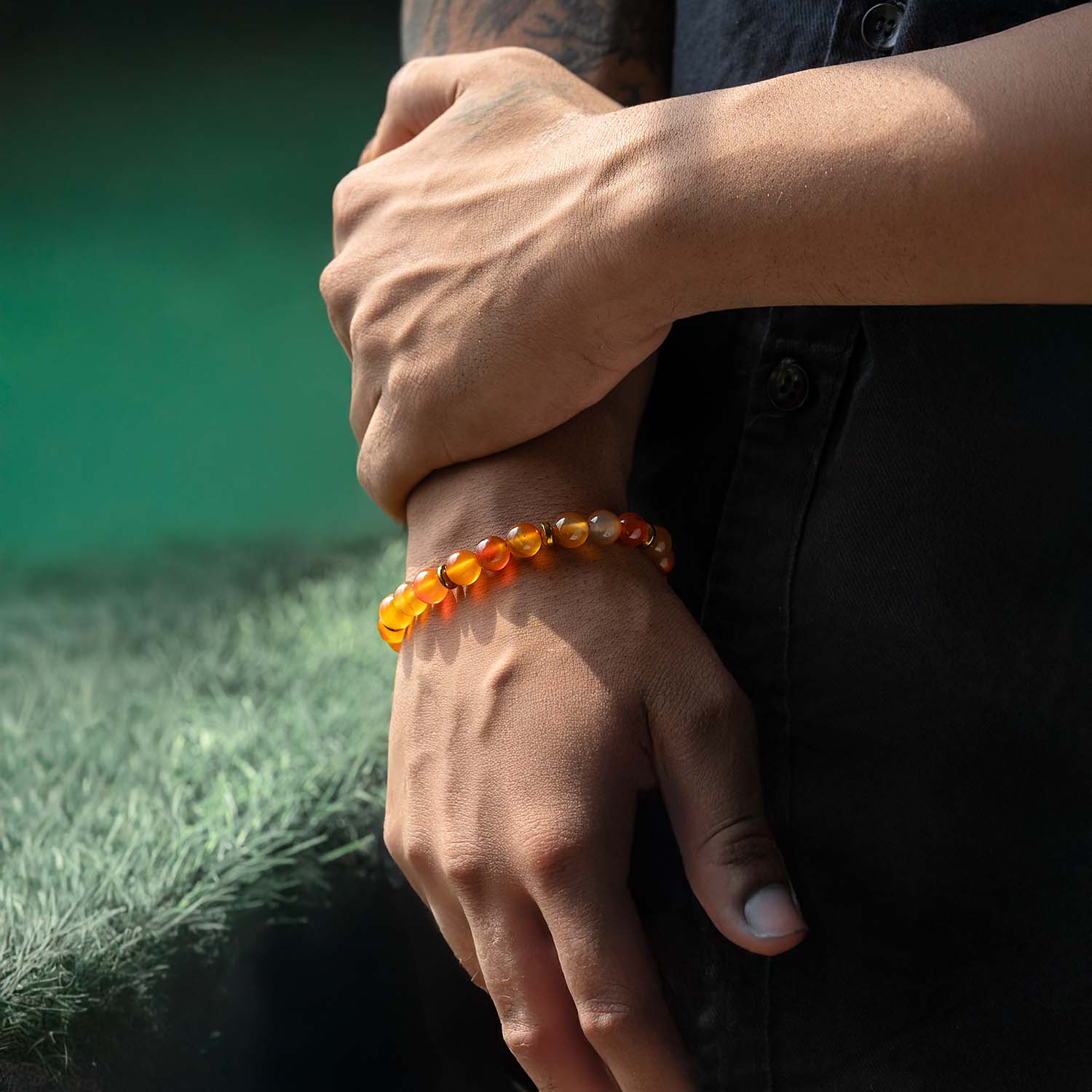 Empowering Carnelian Natural Stone Bracelet - Image 12