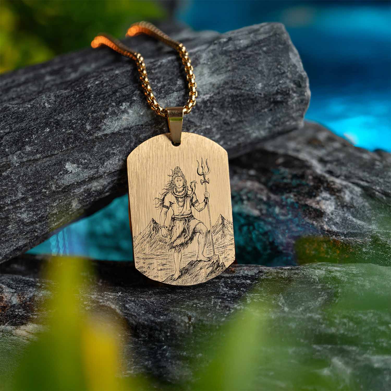 Eternal Shiv Godform Tag Necklace - Image 15