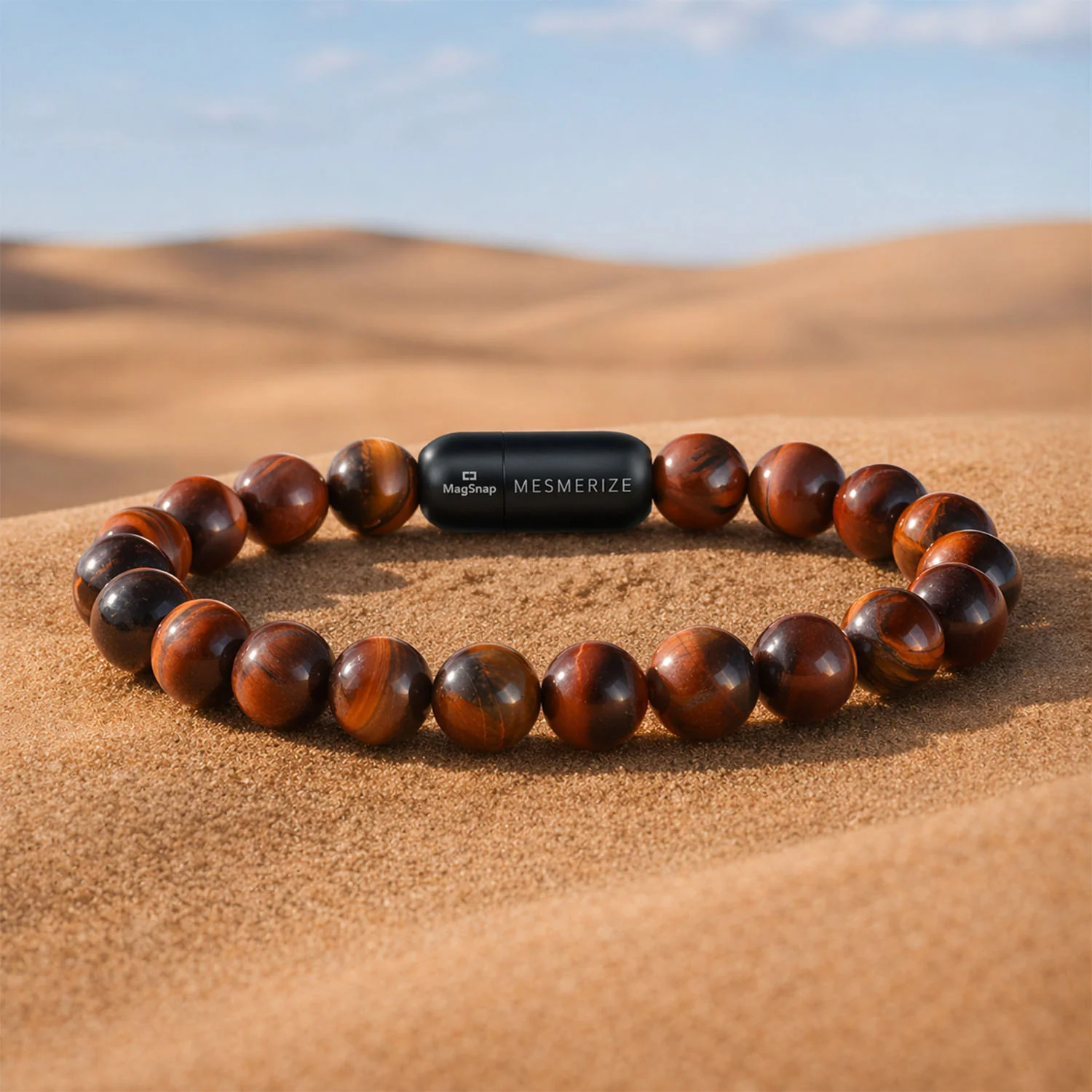 Fearless Red Tiger Eye Natural Stone Bracelet