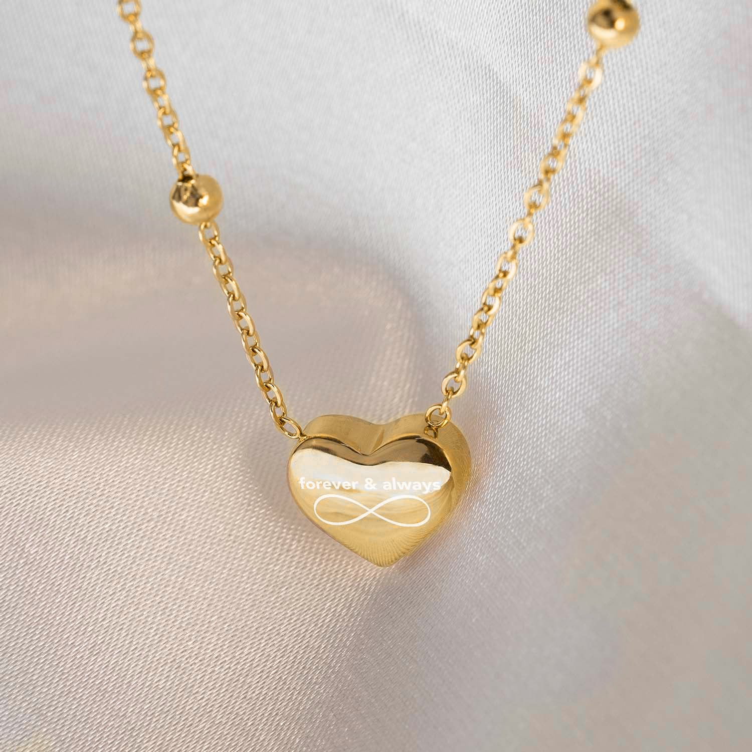 Forever and Always Paris Heart Necklace - Image 6
