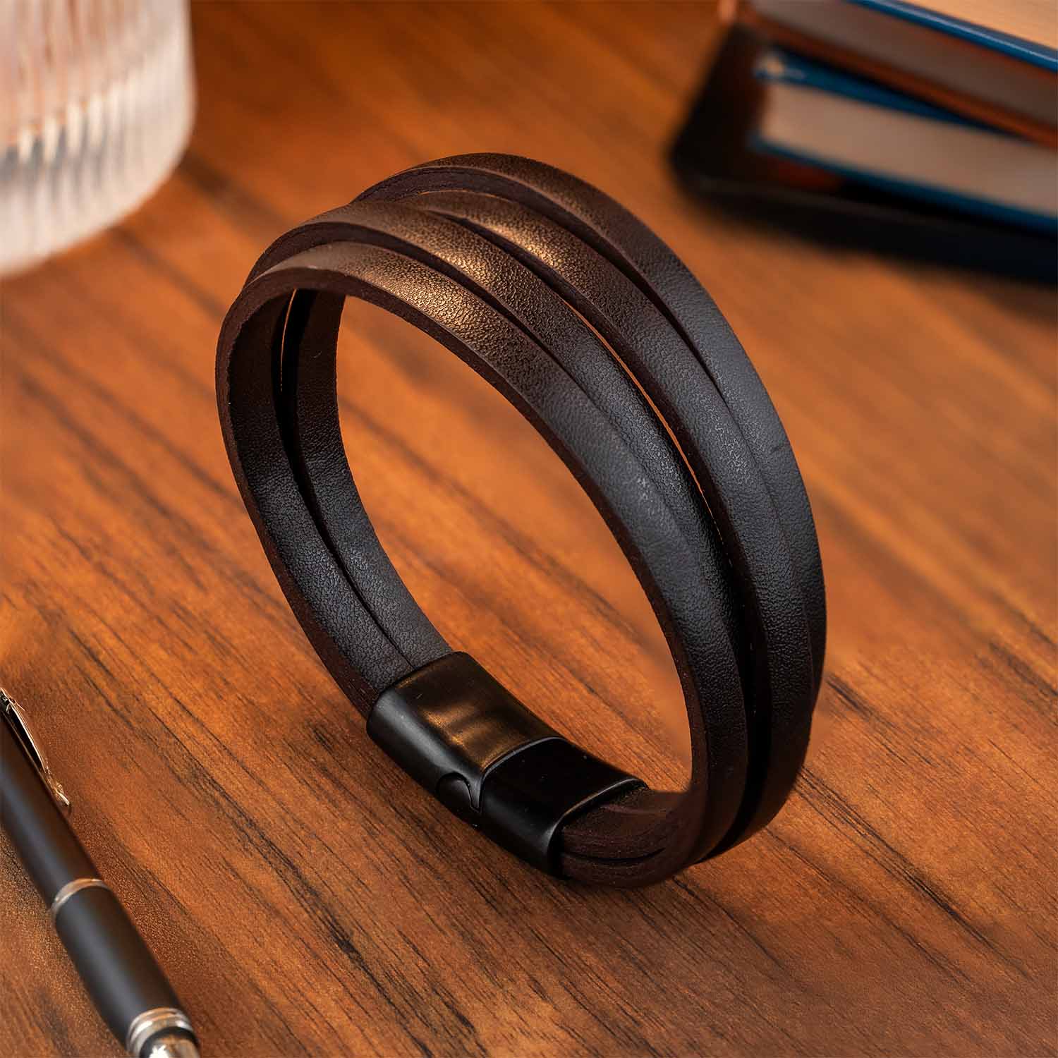 Forge Layered NeoLeather Bracelet with MagSlide - Image 13