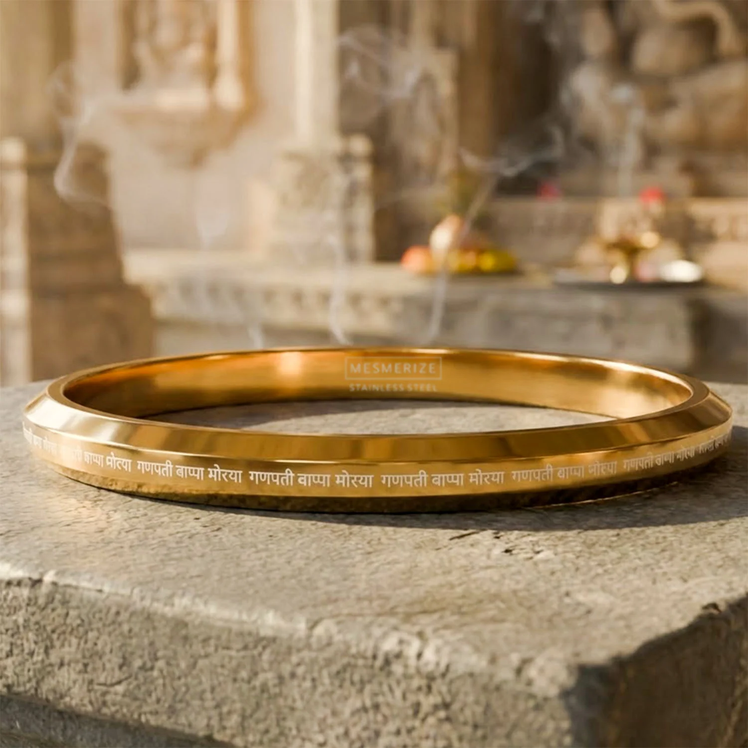 Ganpati Bappa Morya MicroCarved Round Kada - Image 17