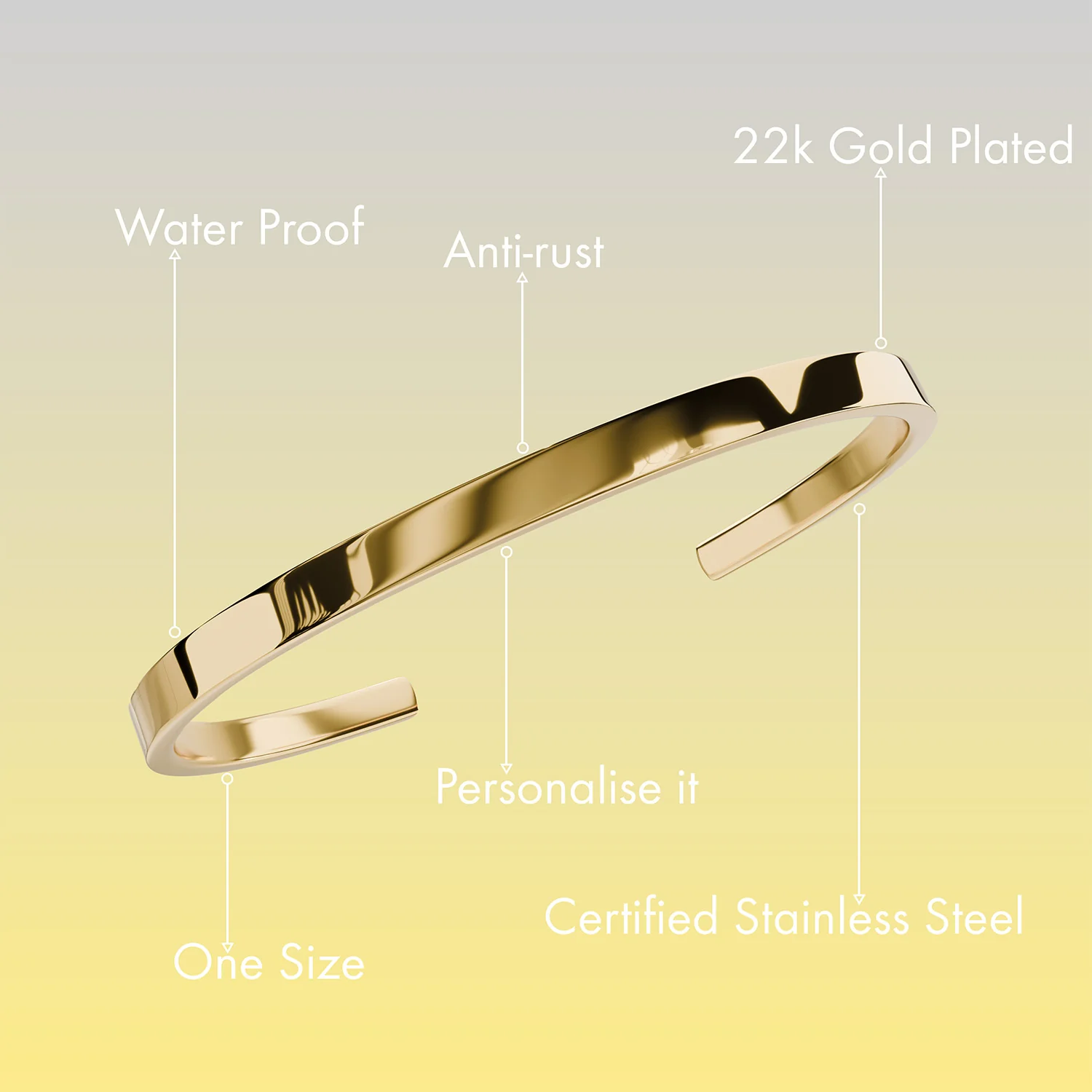 Gloss Cuff Adjustable Bracelet - Image 29