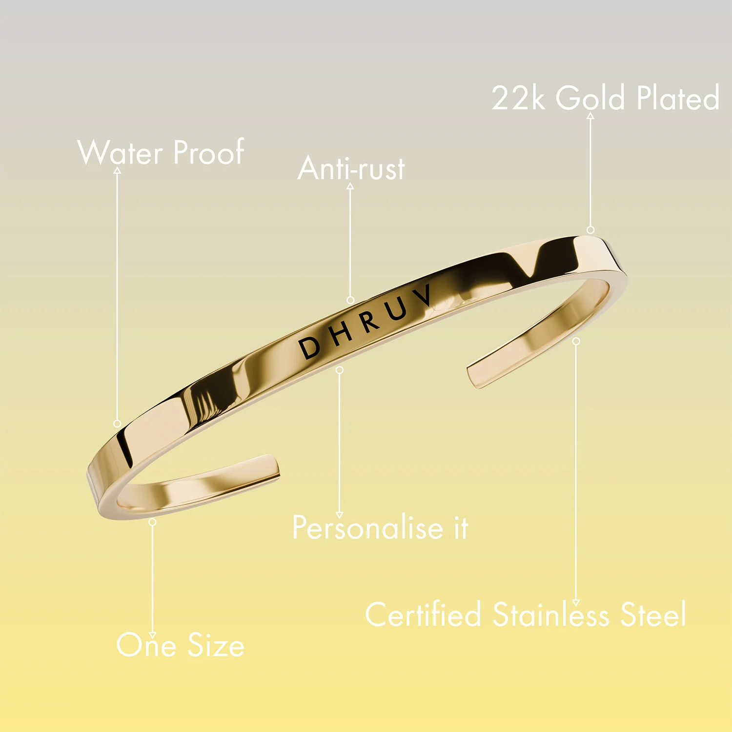 Gloss Cuff Adjustable Bracelet - Image 35